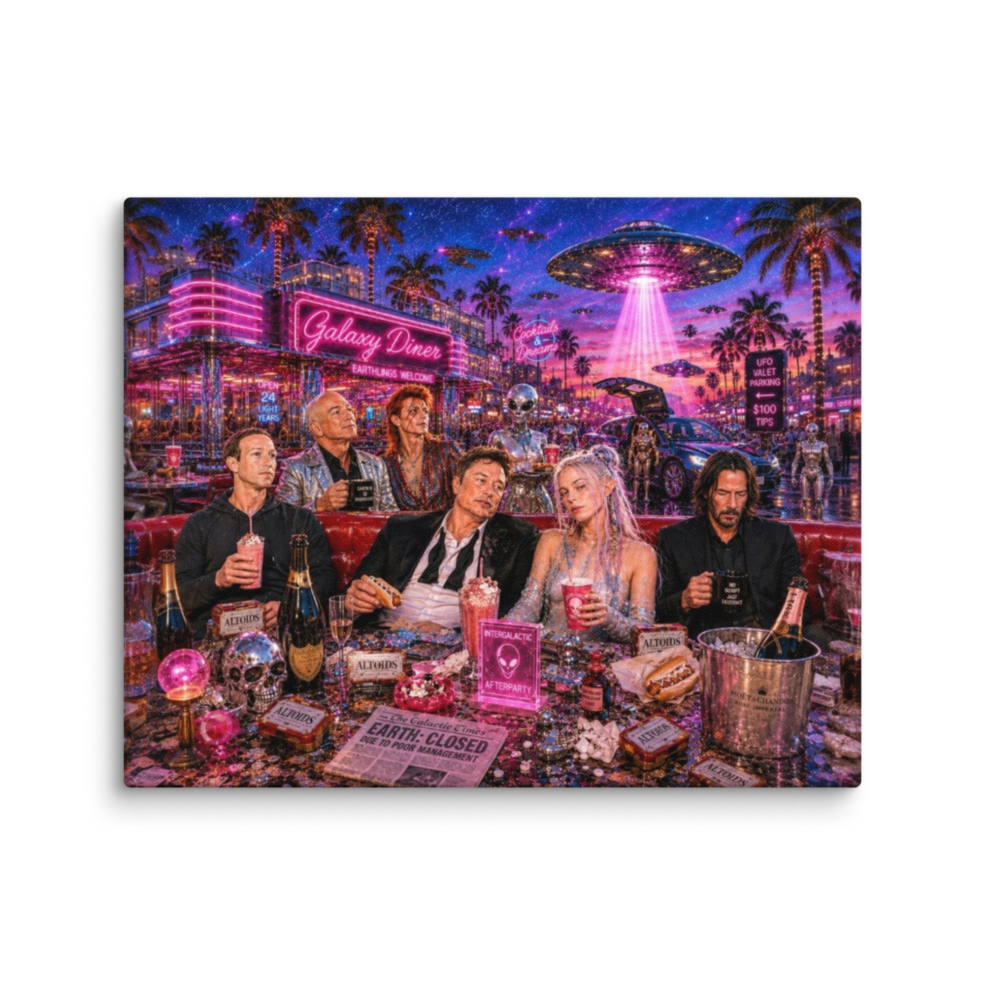 00. Elon Musk’s Alien Dinner - AETHERION GALLERY