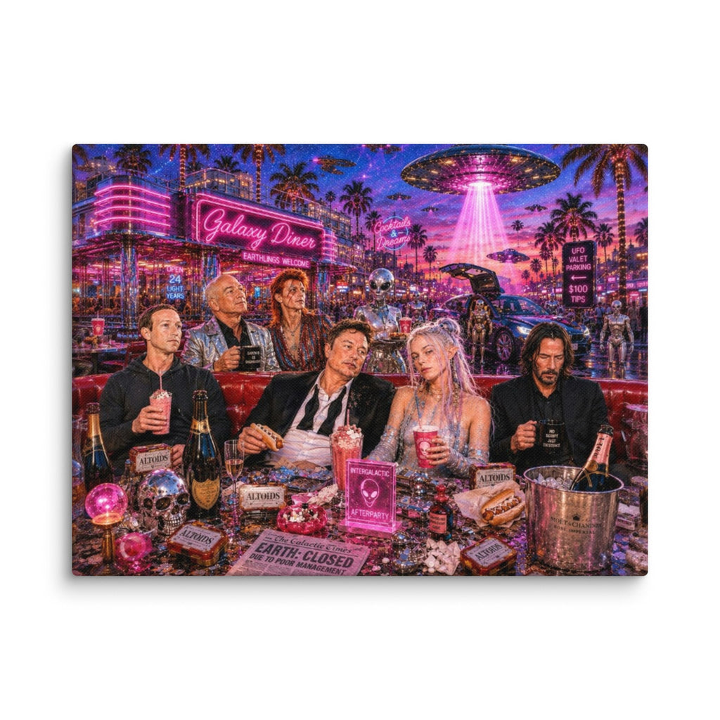 00. Elon Musk’s Alien Dinner - AETHERION GALLERY