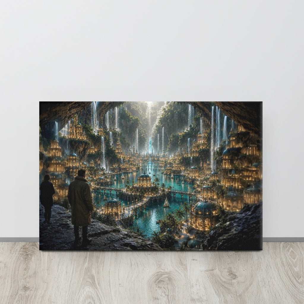 Beneath Antarctica Canvas Print - AETHERION GALLERY