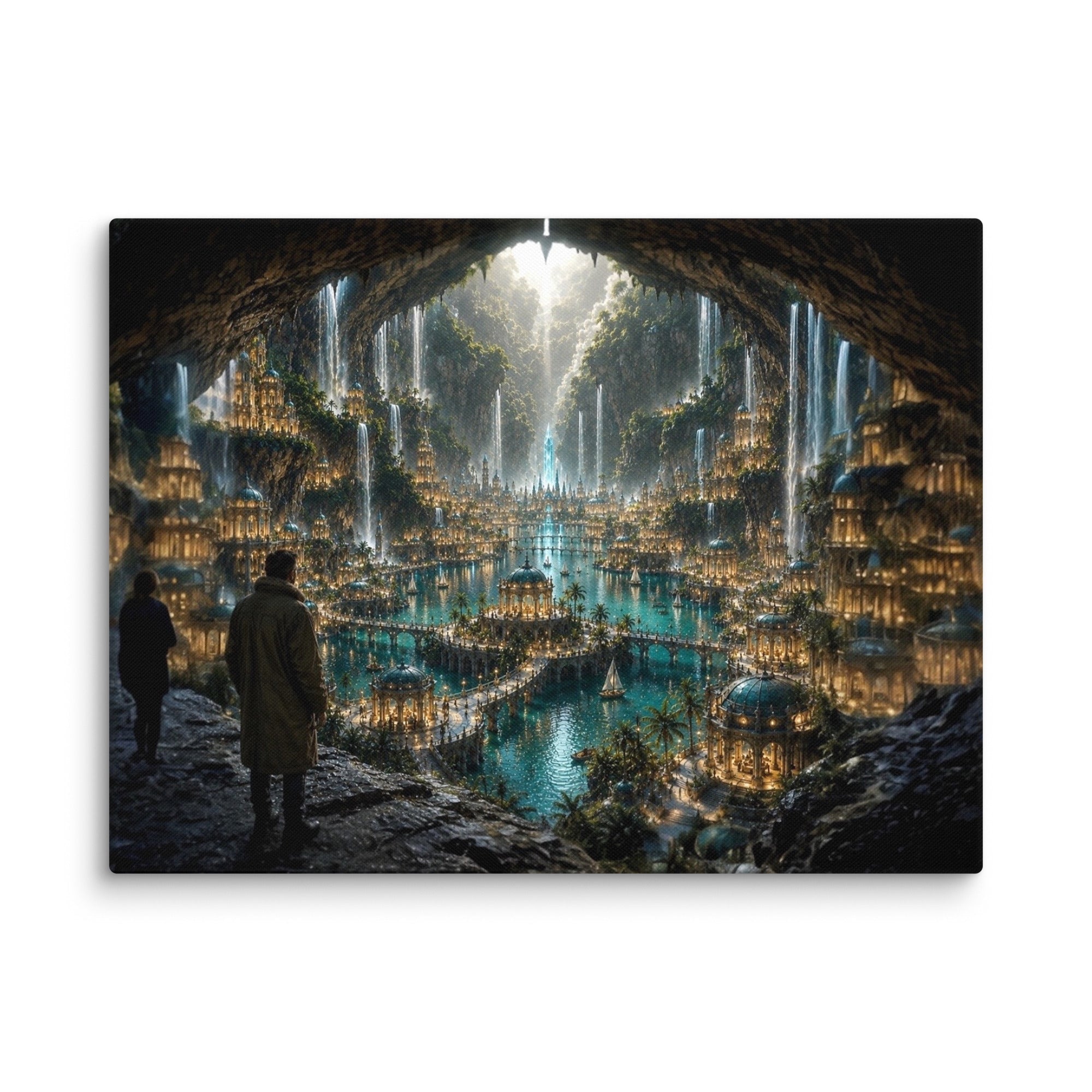 Beneath Antarctica Canvas Print - AETHERION GALLERY