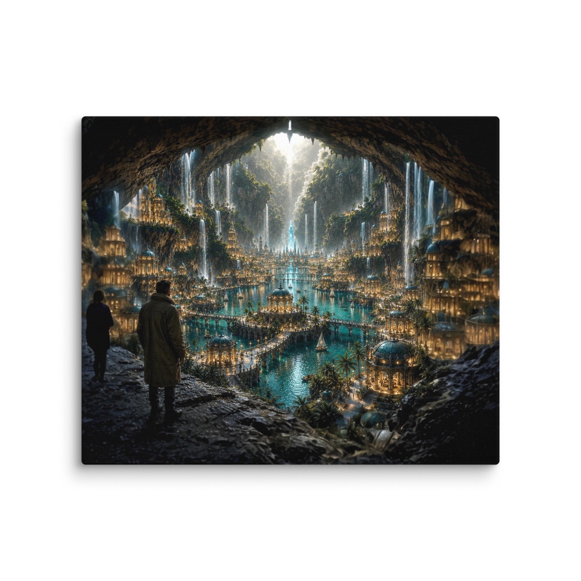 Beneath Antarctica Canvas Print - AETHERION GALLERY