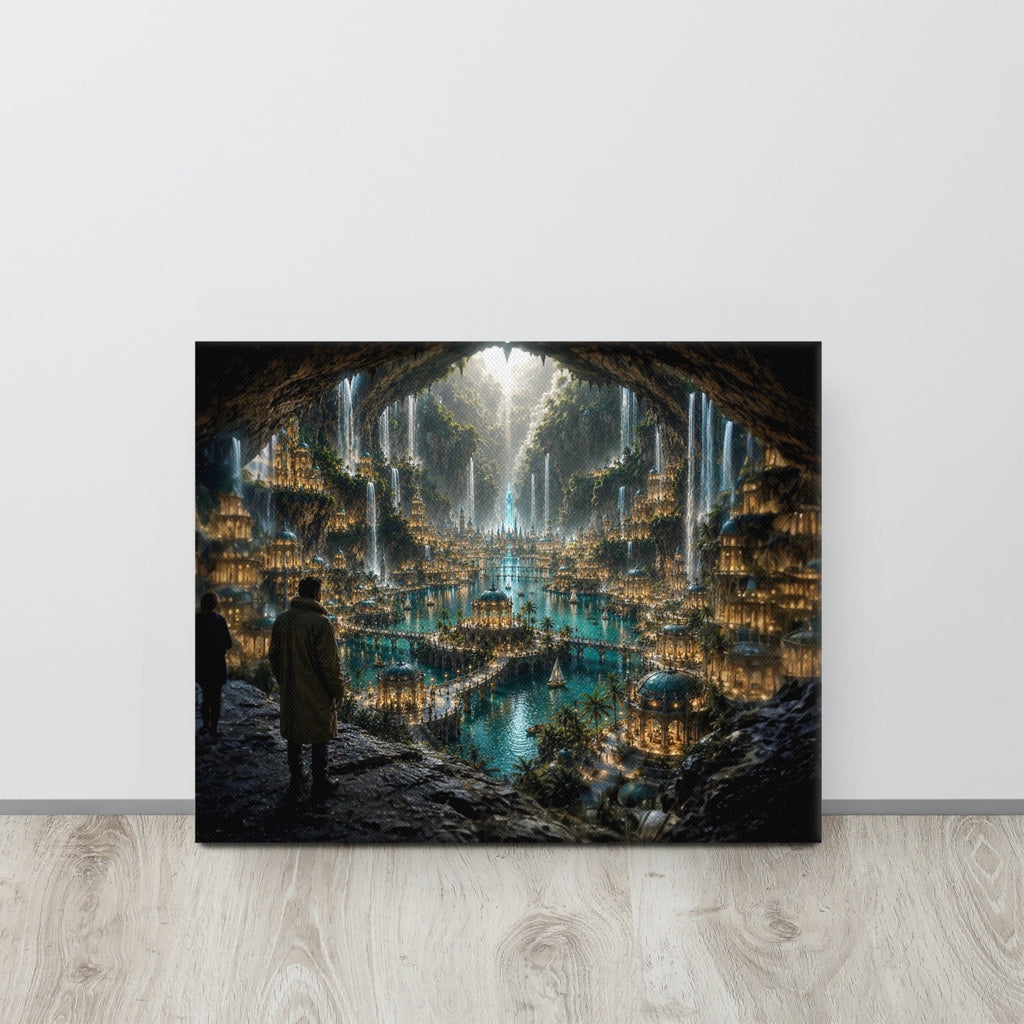 Beneath Antarctica Canvas Print - AETHERION GALLERY