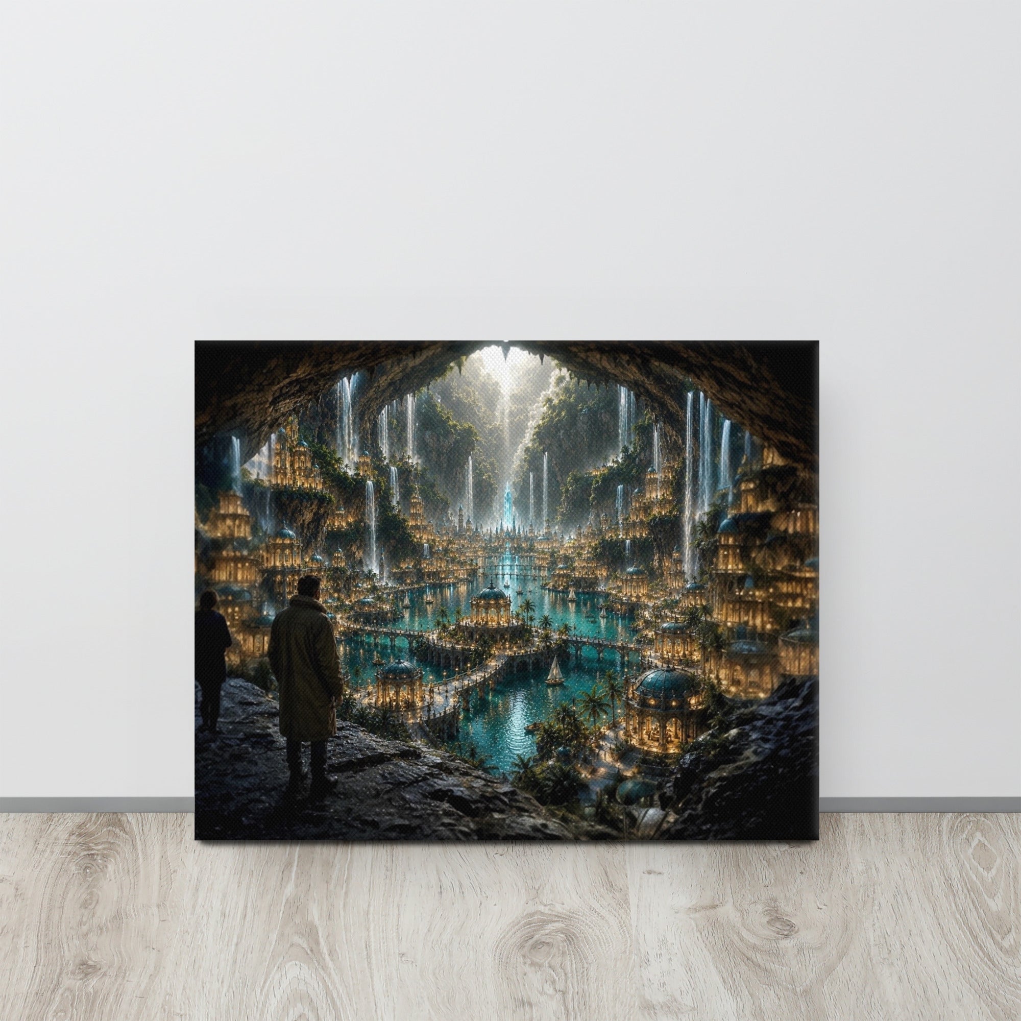 Beneath Antarctica Canvas Print - AETHERION GALLERY