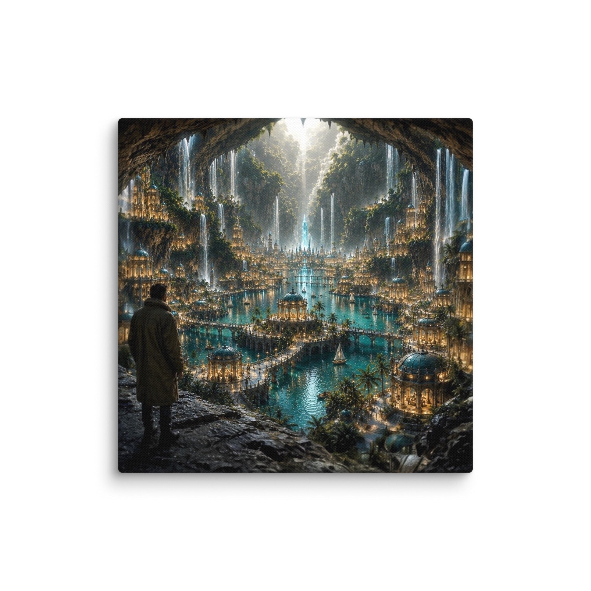 Beneath Antarctica Canvas Print - AETHERION GALLERY