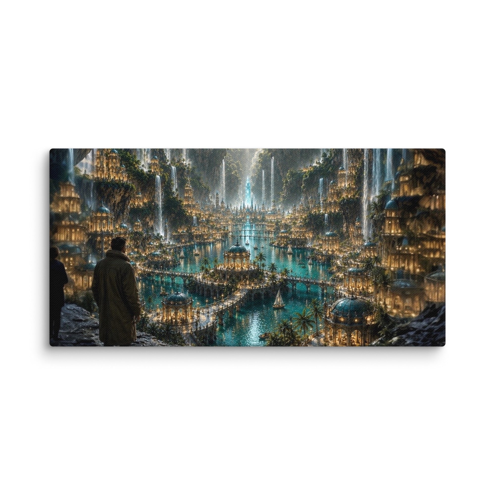 Beneath Antarctica Canvas Print - AETHERION GALLERY