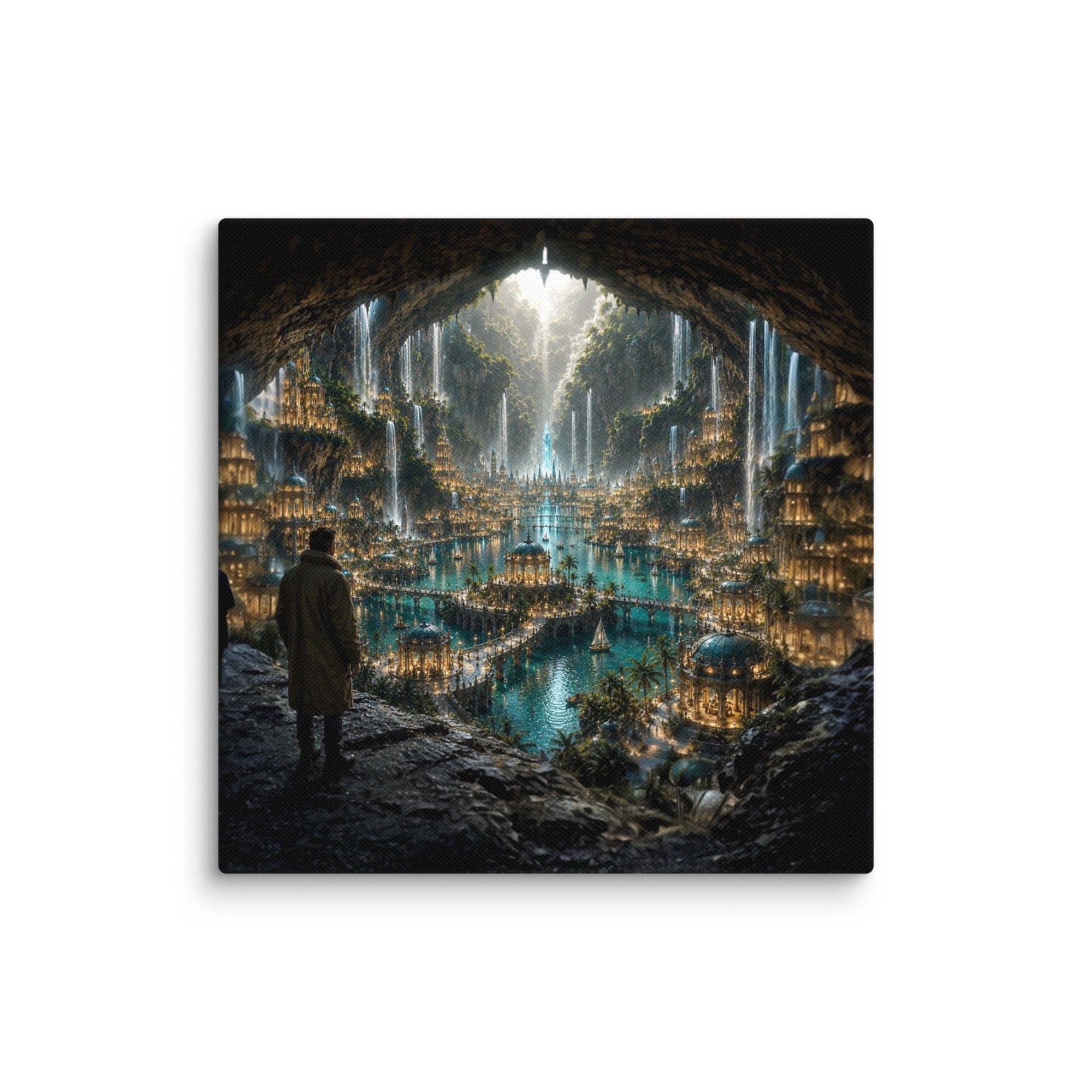 Beneath Antarctica Canvas Print - AETHERION GALLERY