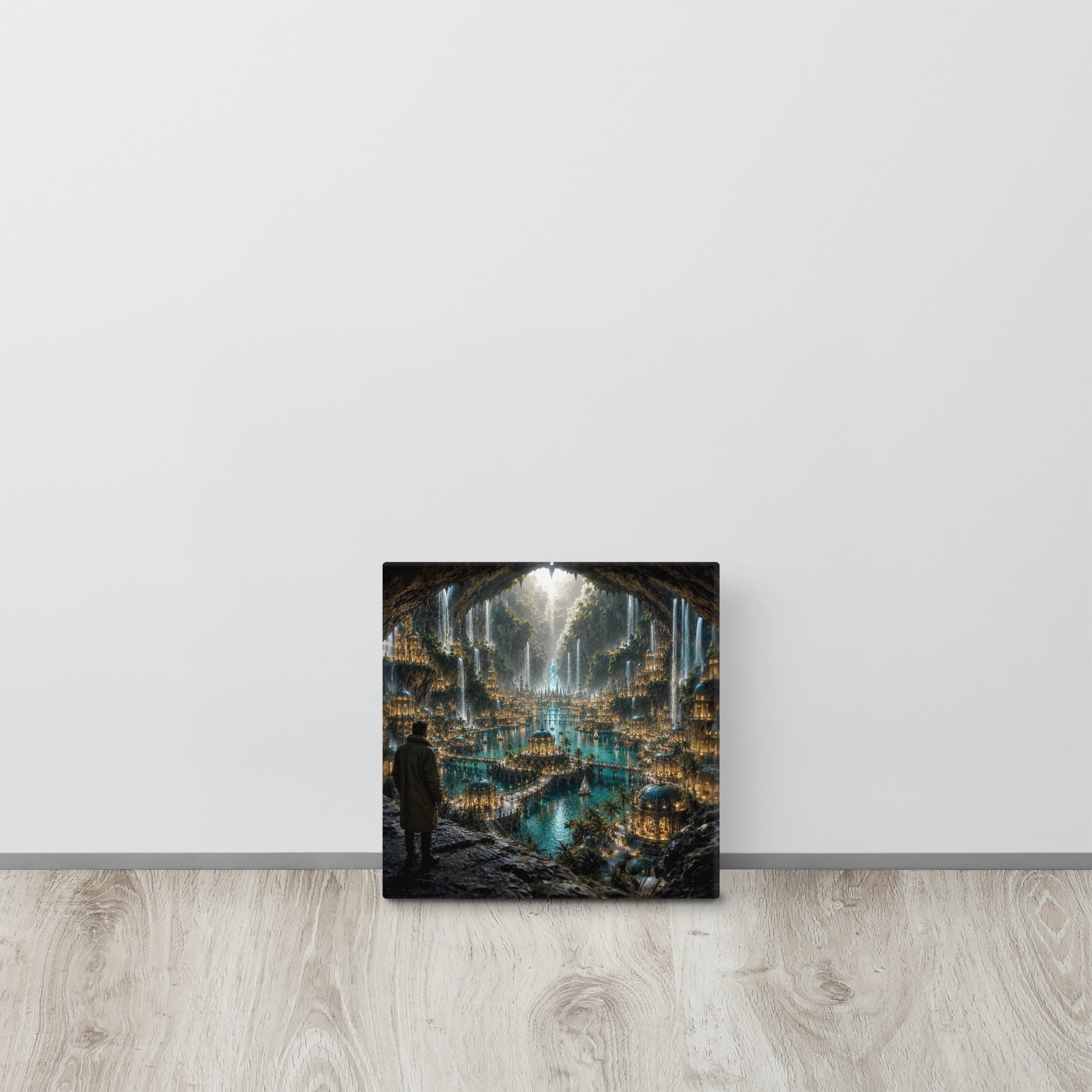 Beneath Antarctica Canvas Print - AETHERION GALLERY