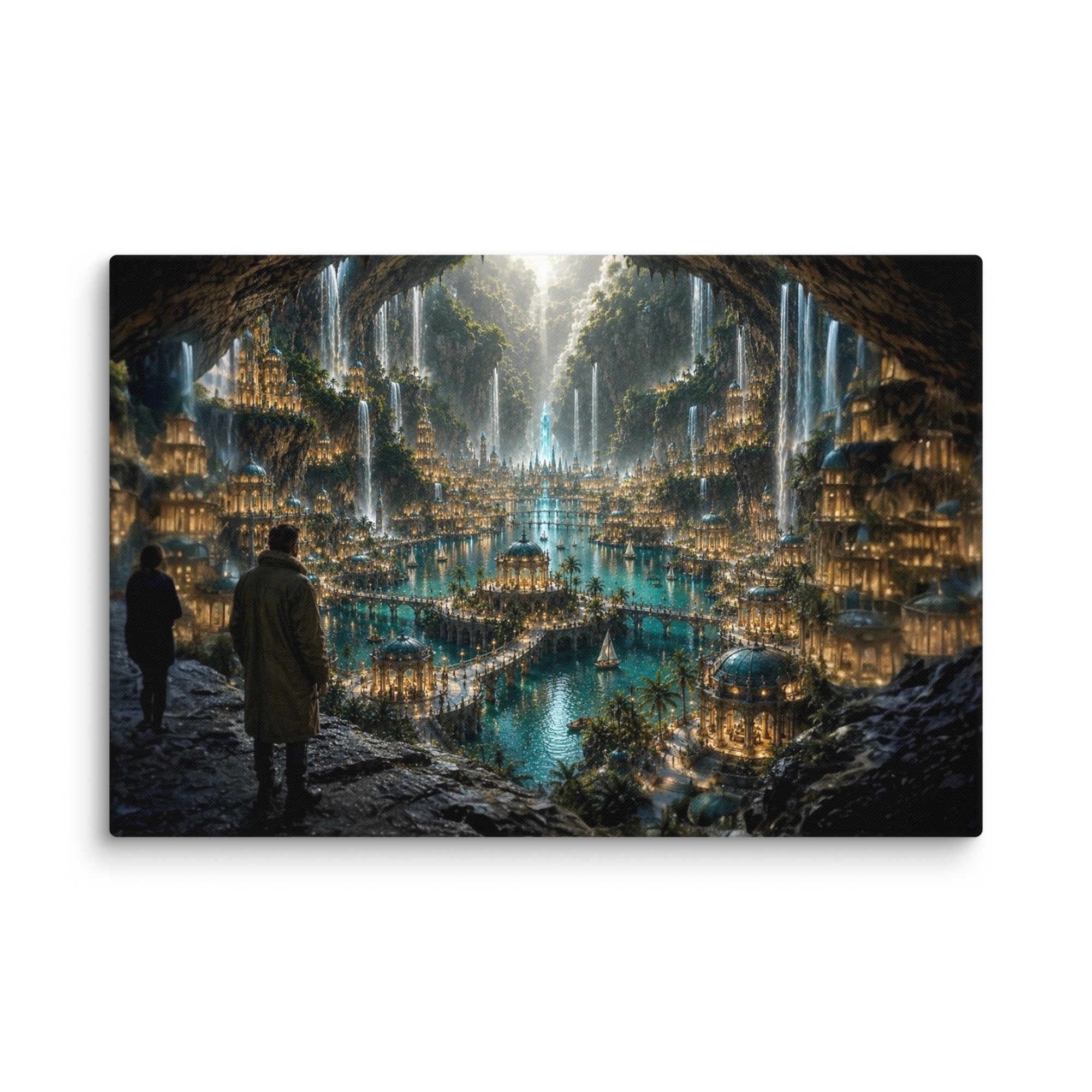 Beneath Antarctica Canvas Print - AETHERION GALLERY