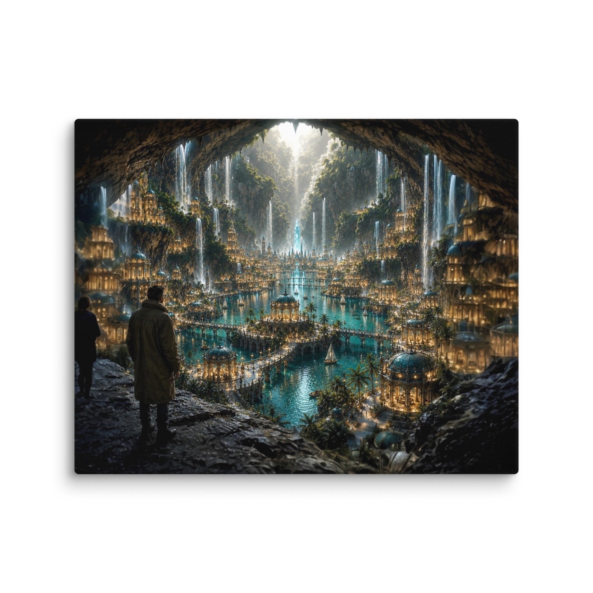Beneath Antarctica Canvas Print - AETHERION GALLERY