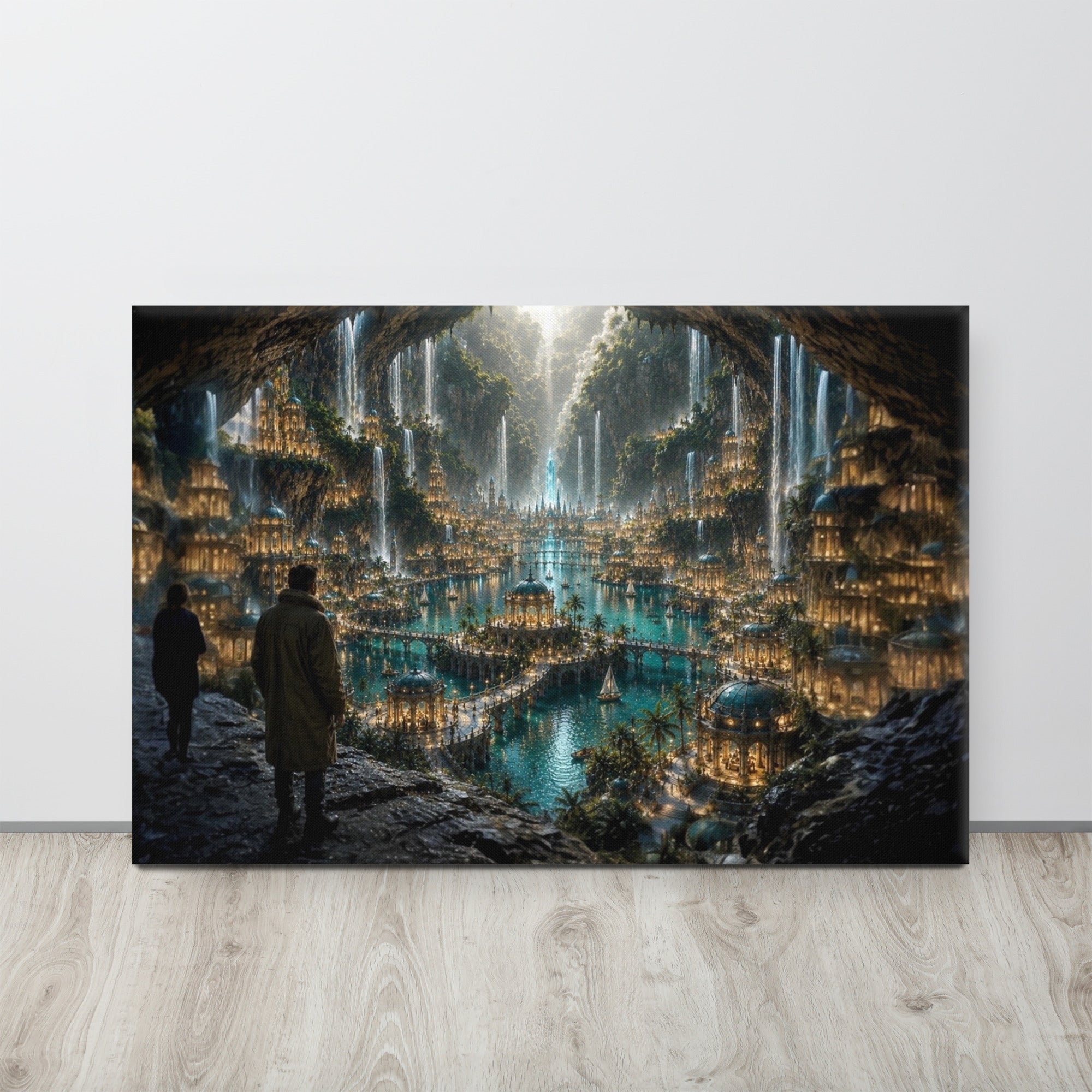 Beneath Antarctica Canvas Print - AETHERION GALLERY