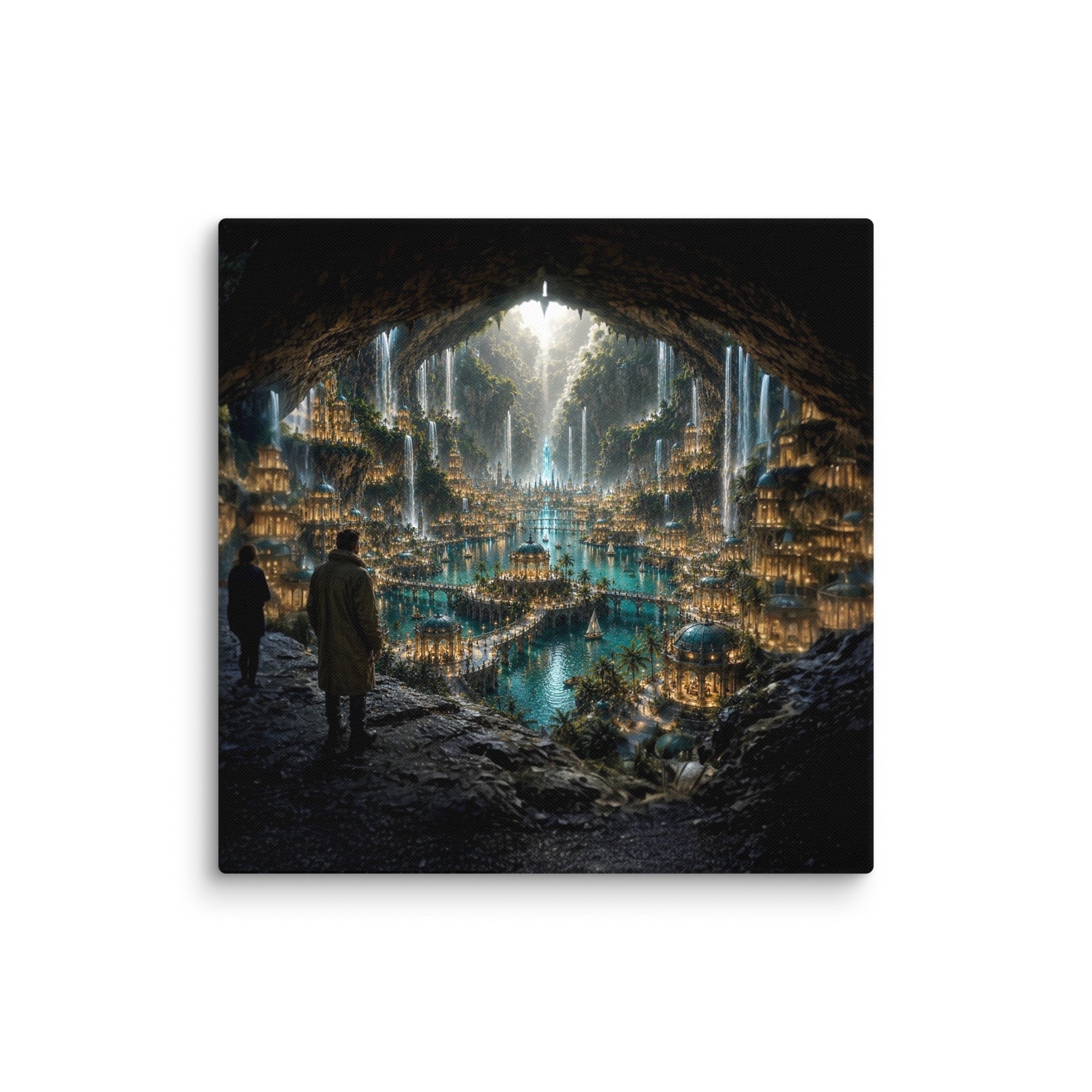Beneath Antarctica Canvas Print - AETHERION GALLERY