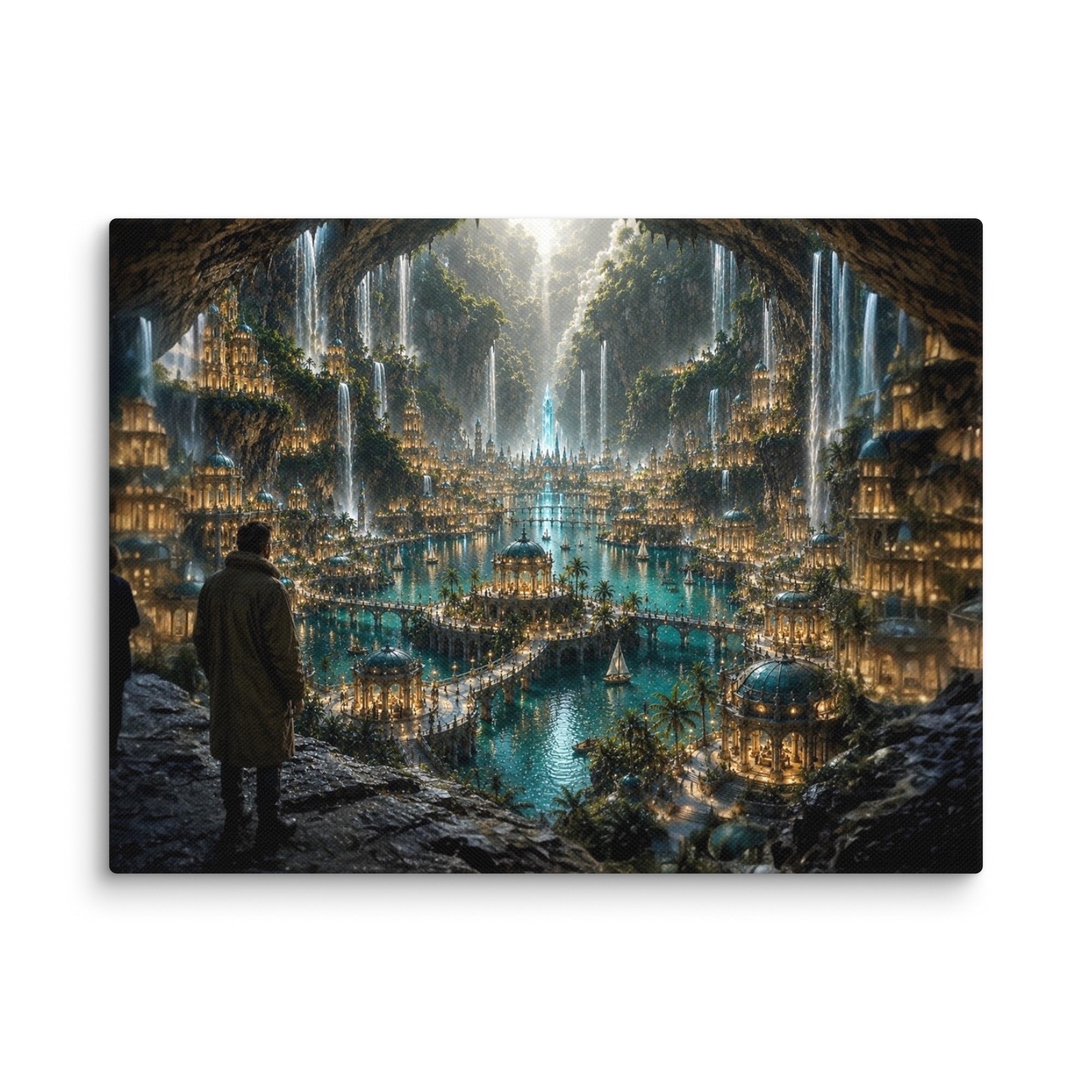 Beneath Antarctica Canvas Print - AETHERION GALLERY