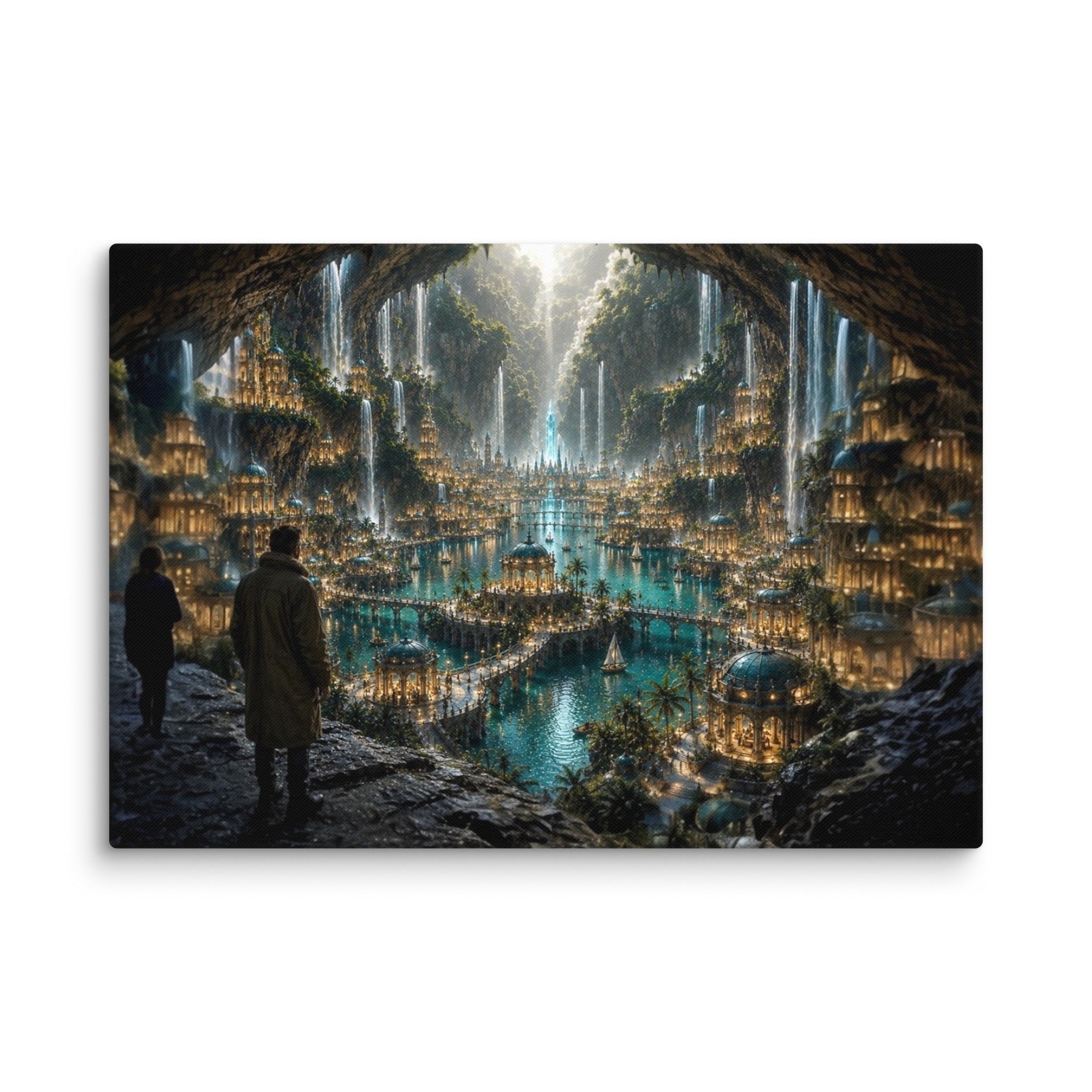 Beneath Antarctica Canvas Print - AETHERION GALLERY