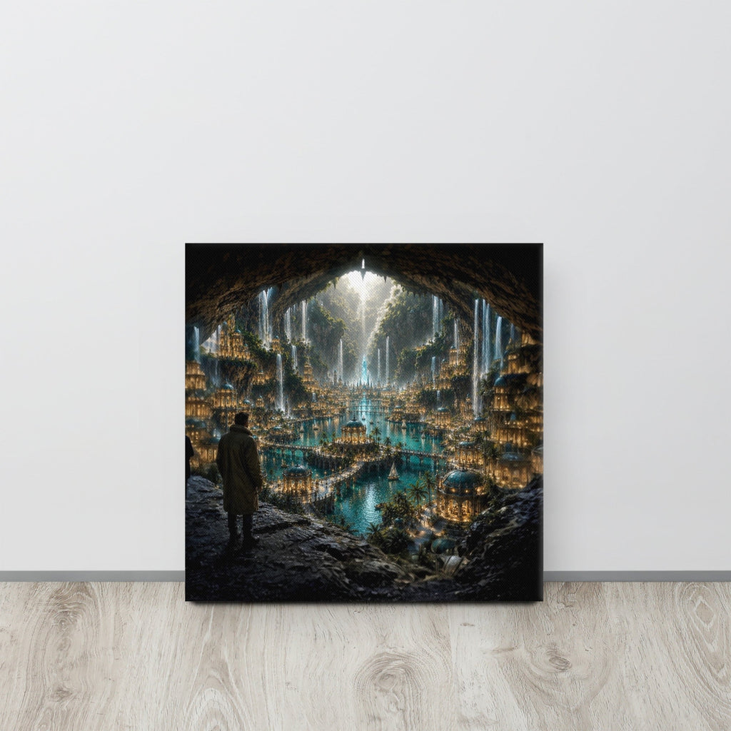 Beneath Antarctica Canvas Print - AETHERION GALLERY