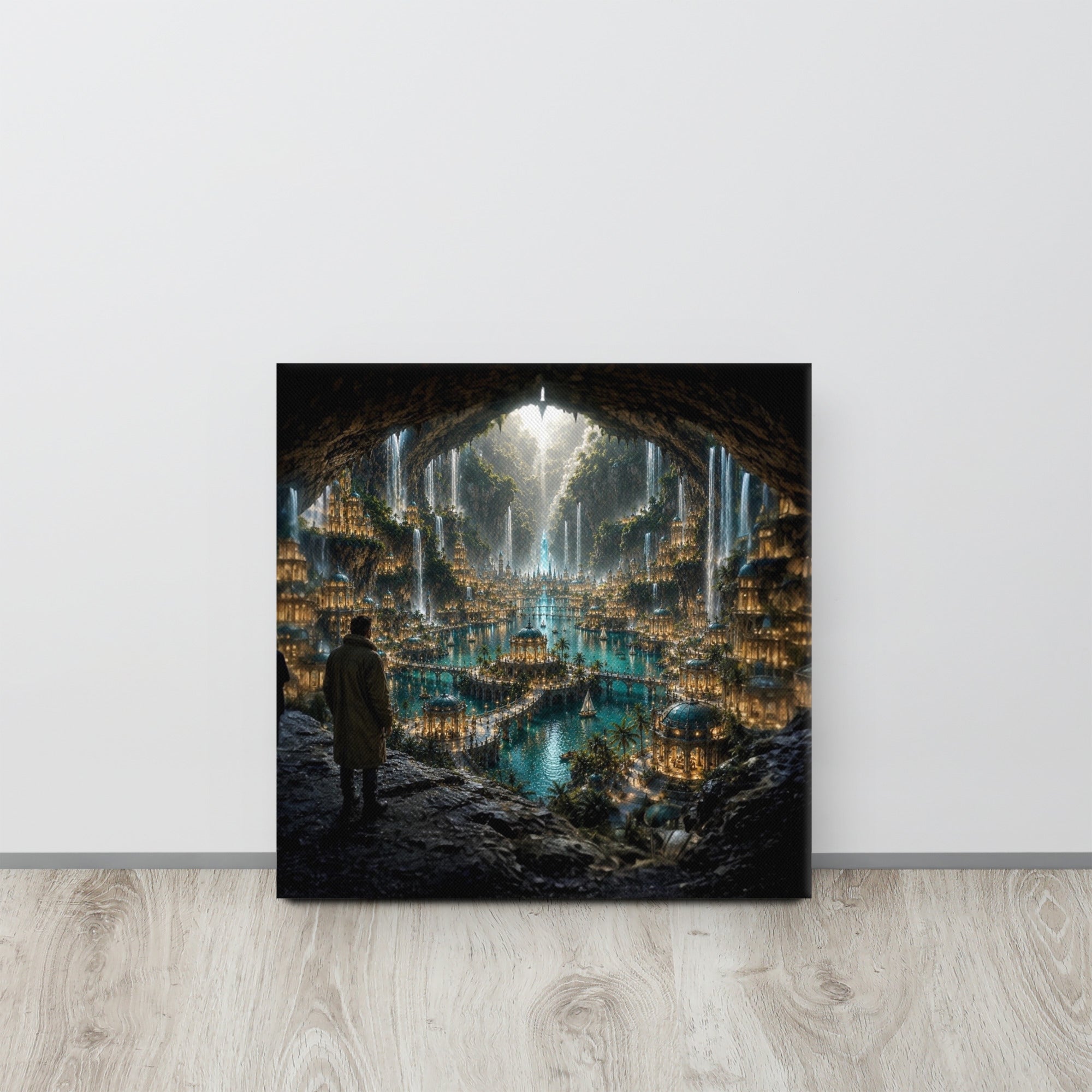 Beneath Antarctica Canvas Print - AETHERION GALLERY
