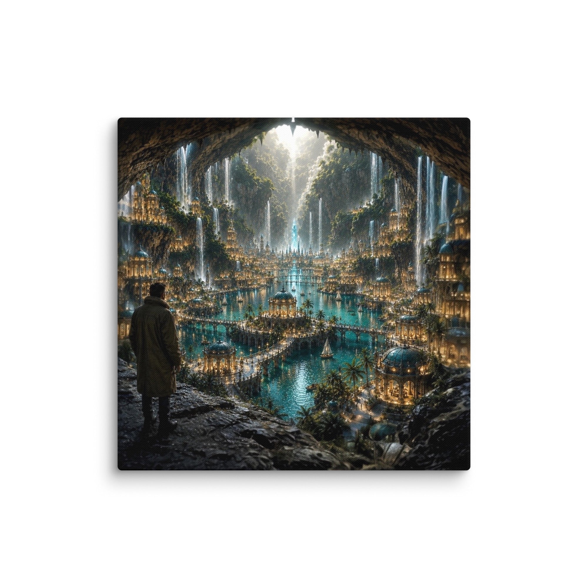 Beneath Antarctica Canvas Print - AETHERION GALLERY