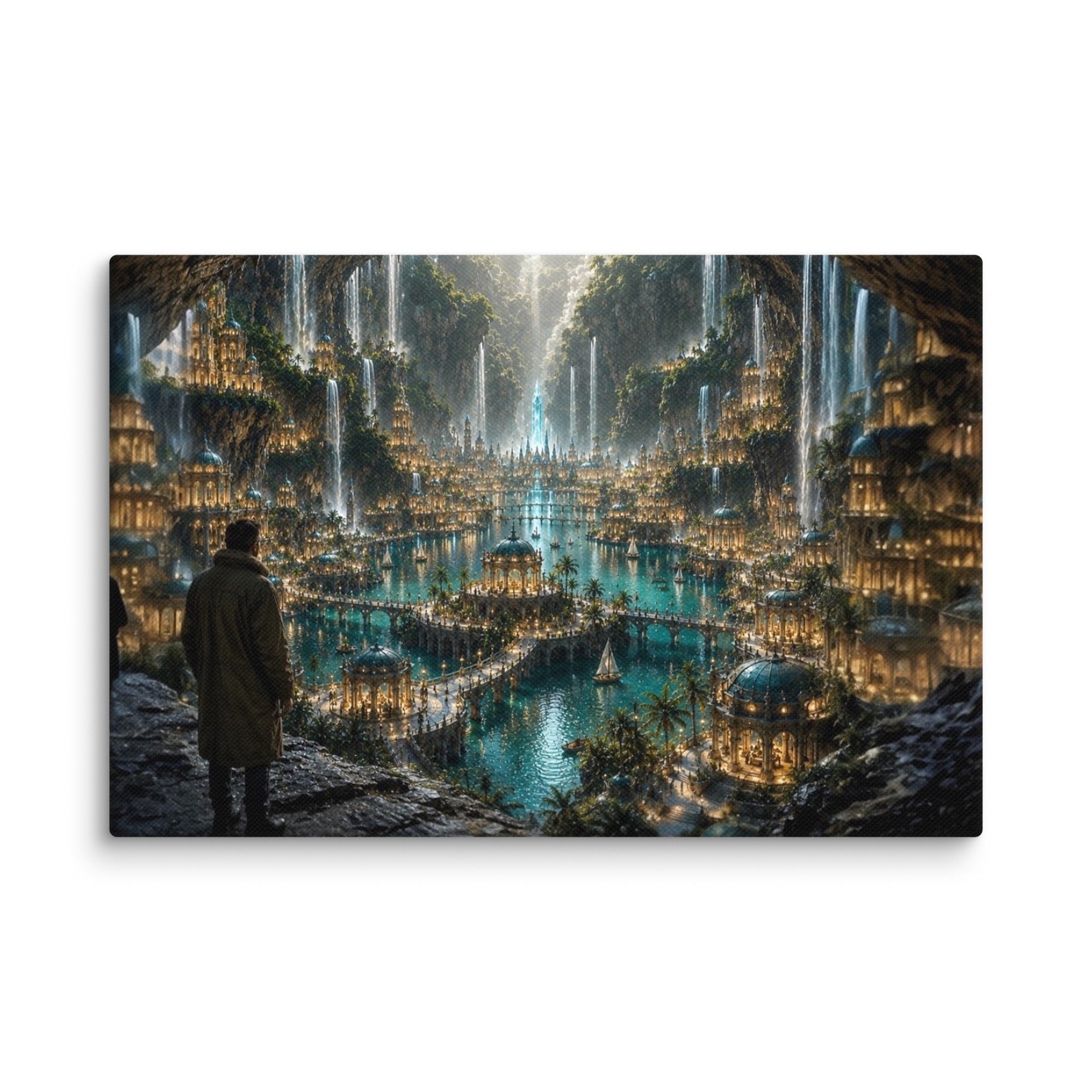 Beneath Antarctica Canvas Print - AETHERION GALLERY
