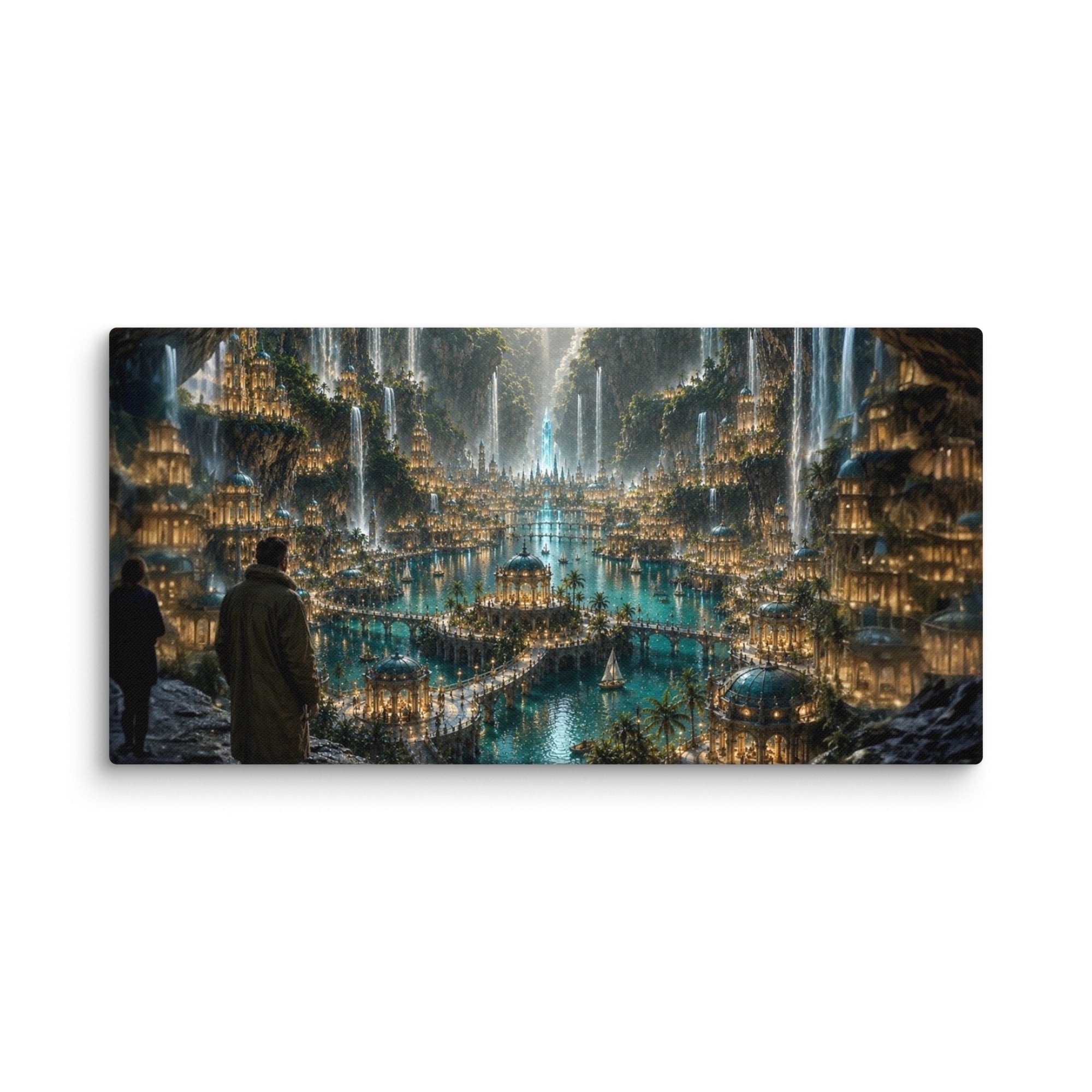 Beneath Antarctica Canvas Print - AETHERION GALLERY
