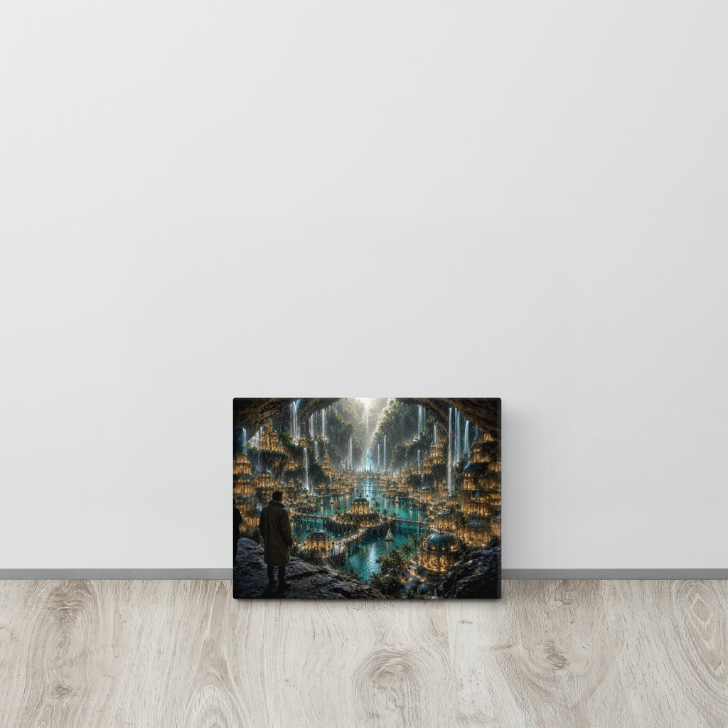 Beneath Antarctica Canvas Print - AETHERION GALLERY