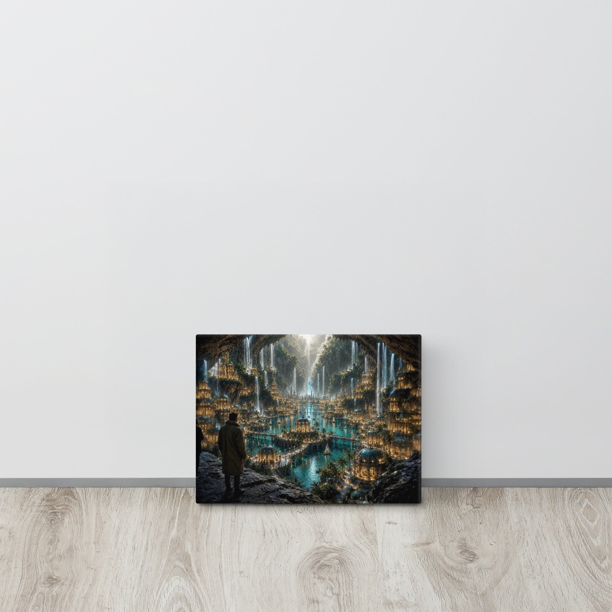 Beneath Antarctica Canvas Print - AETHERION GALLERY
