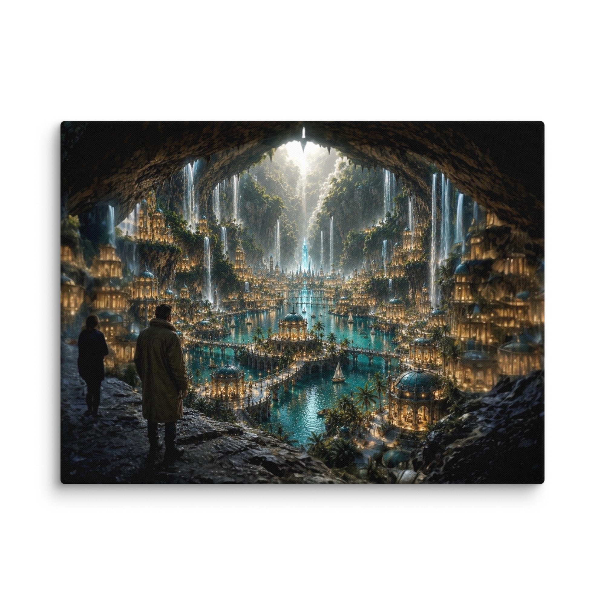 Beneath Antarctica Canvas Print - AETHERION GALLERY