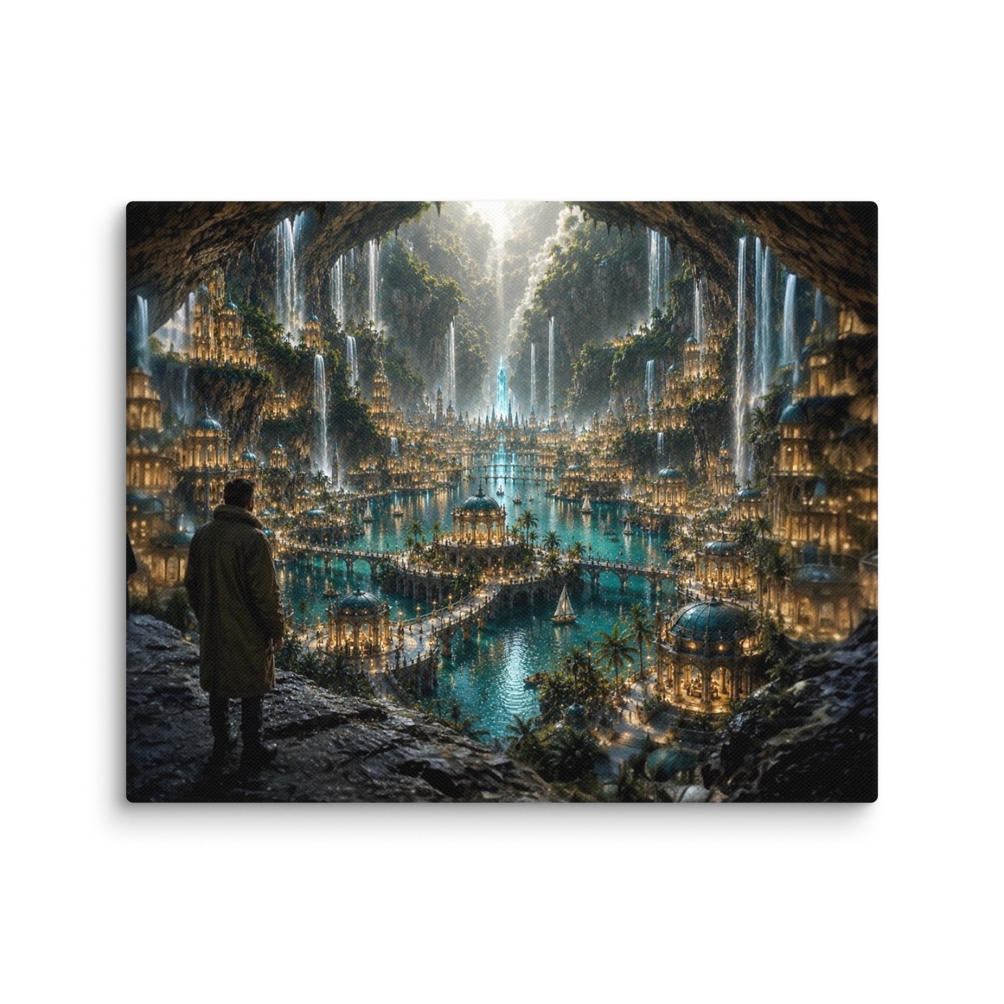 Beneath Antarctica Canvas Print - AETHERION GALLERY