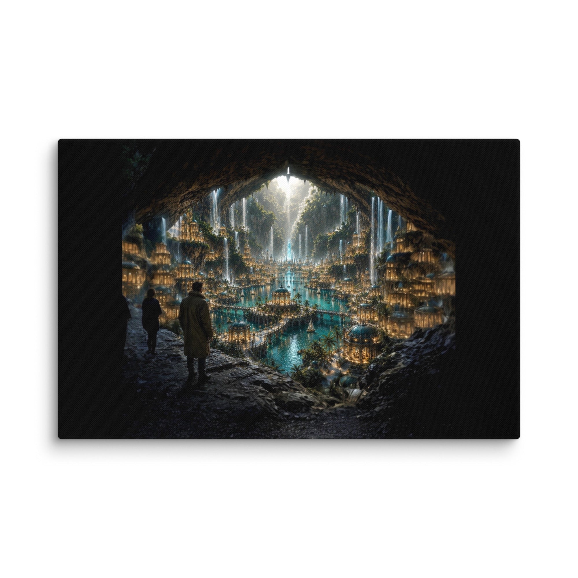 Beneath Antarctica Canvas Print - AETHERION GALLERY