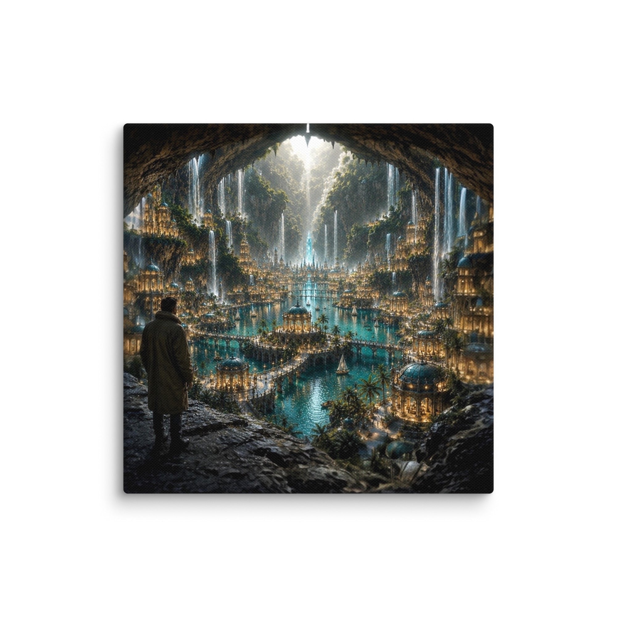 Beneath Antarctica Canvas Print - AETHERION GALLERY