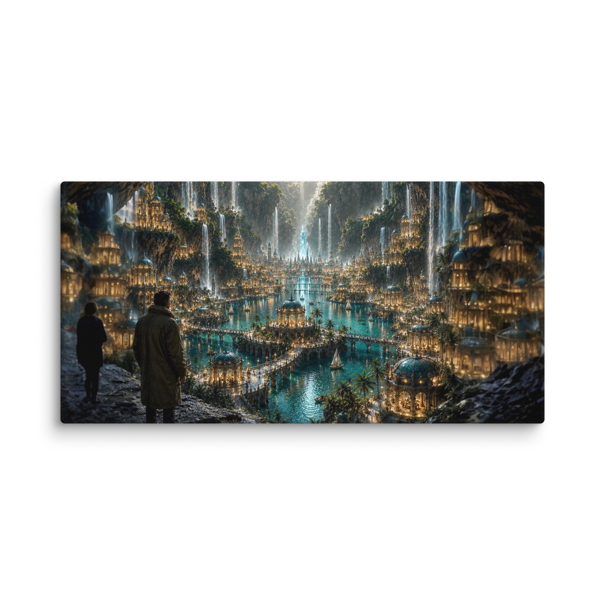 Beneath Antarctica Canvas Print - AETHERION GALLERY
