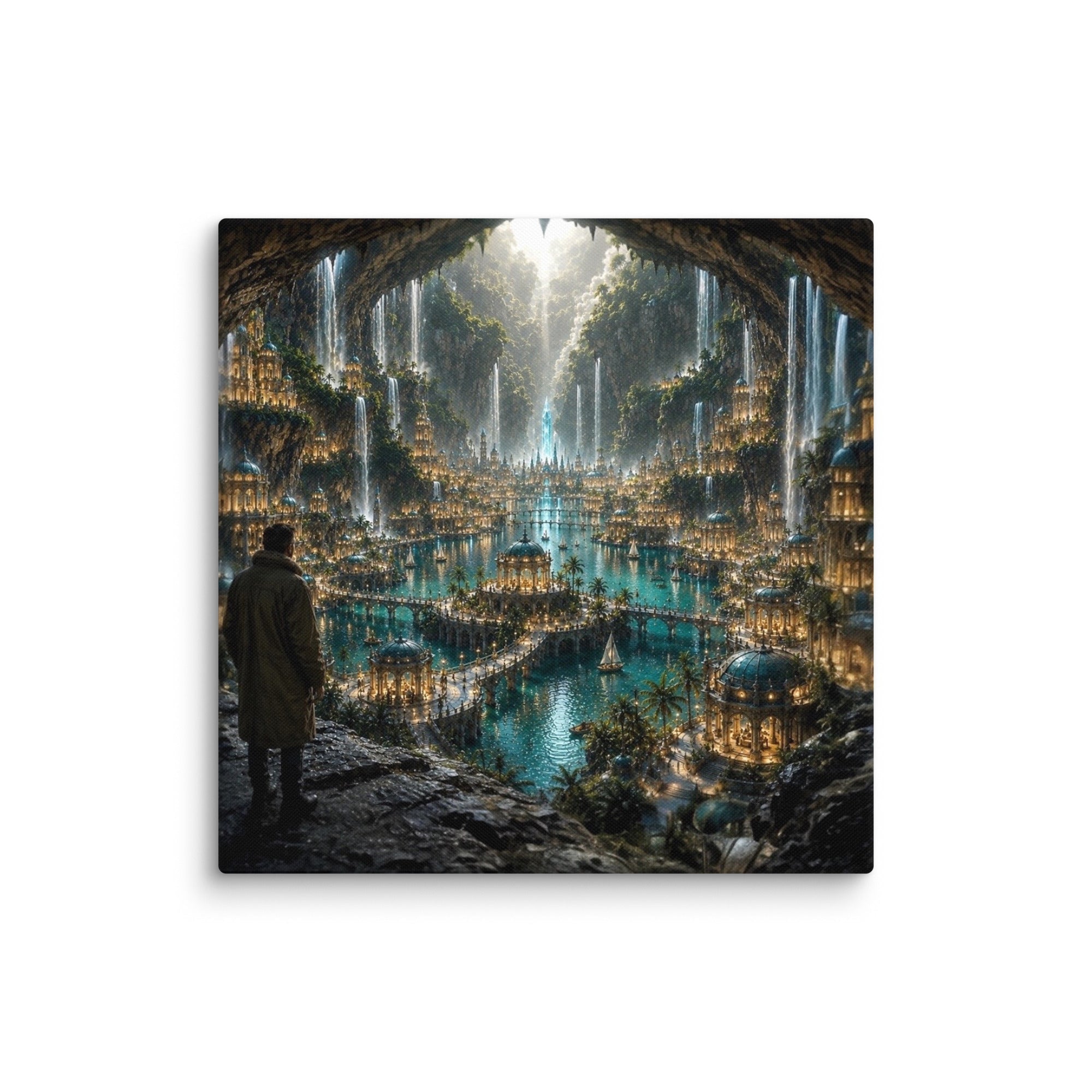 Beneath Antarctica Canvas Print - AETHERION GALLERY