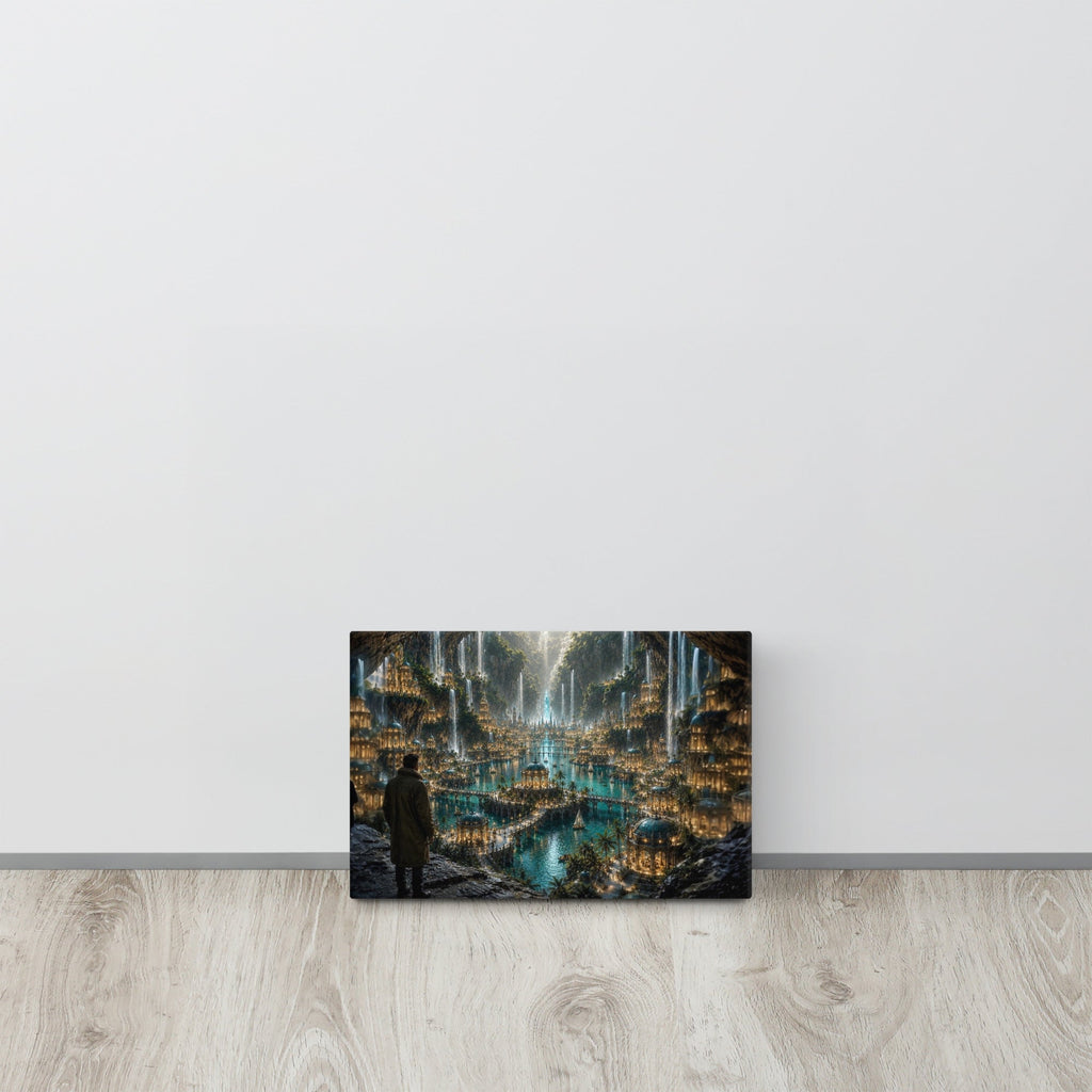 Beneath Antarctica Canvas Print - AETHERION GALLERY