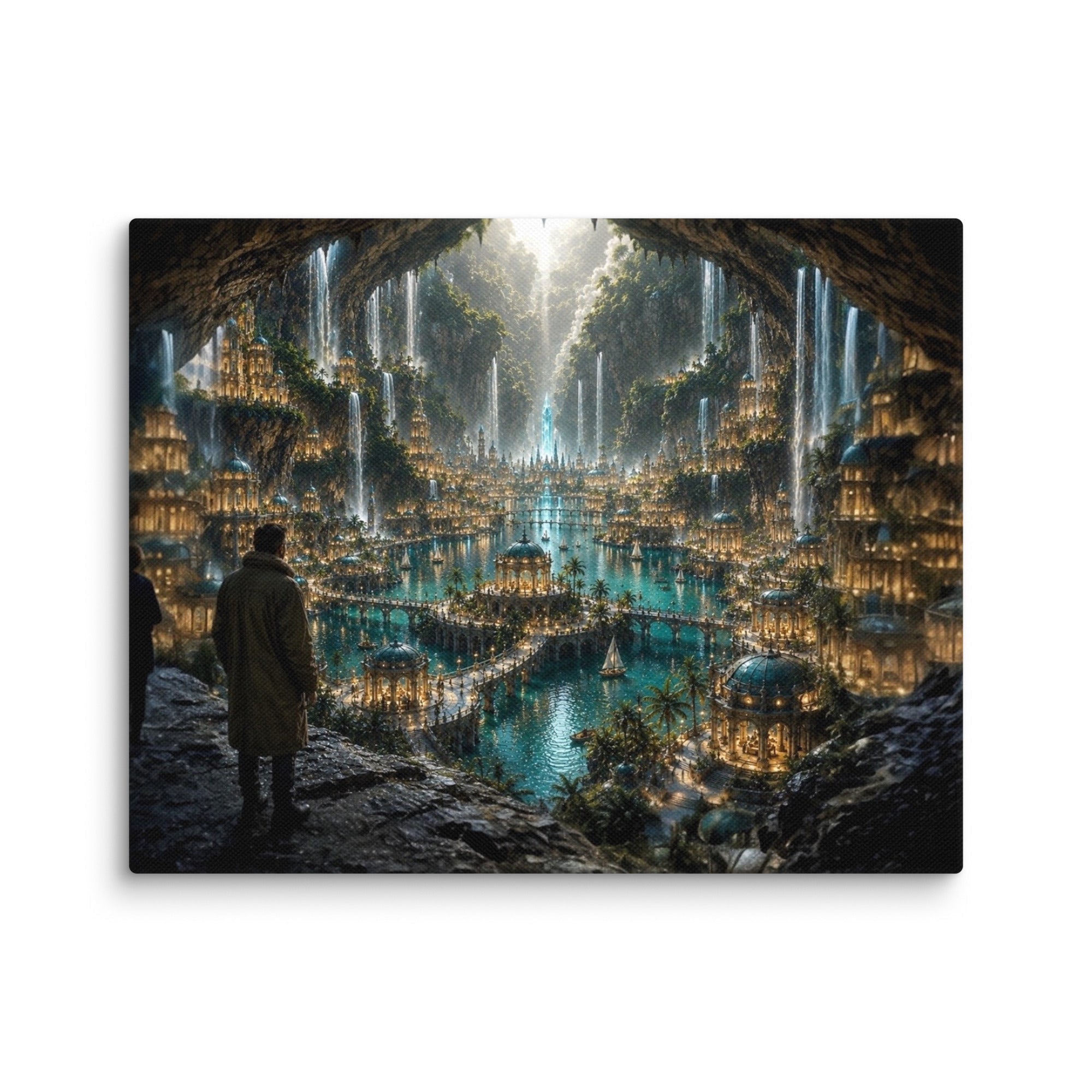 Beneath Antarctica Canvas Print - AETHERION GALLERY