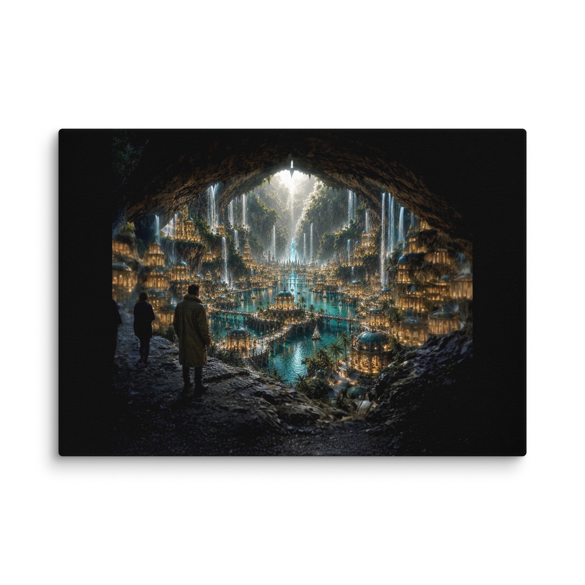 Beneath Antarctica Canvas Print - AETHERION GALLERY