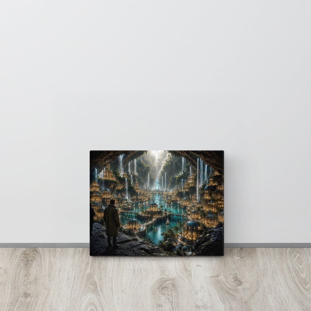 Beneath Antarctica Canvas Print - AETHERION GALLERY