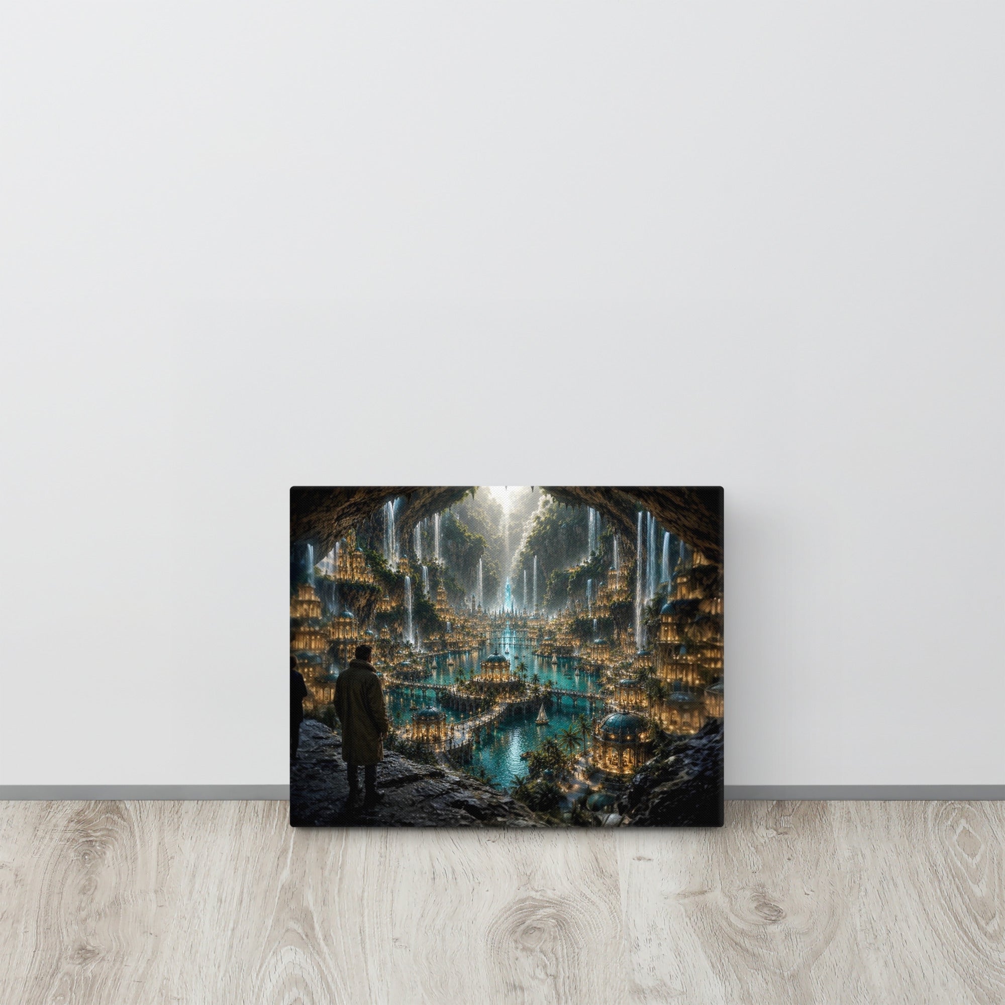 Beneath Antarctica Canvas Print - AETHERION GALLERY