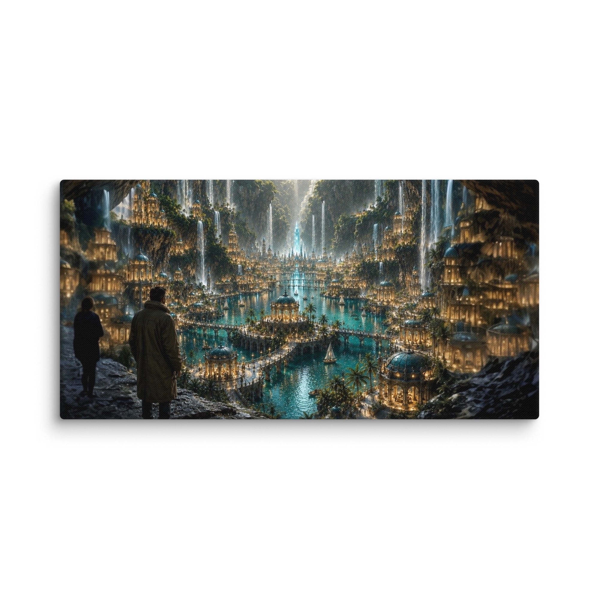 Beneath Antarctica Canvas Print - AETHERION GALLERY