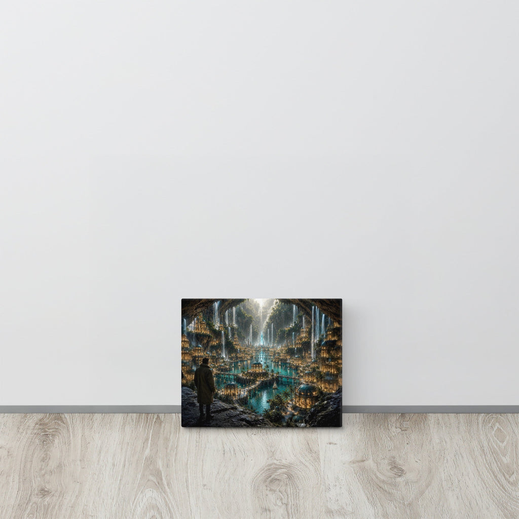 Beneath Antarctica Canvas Print - AETHERION GALLERY