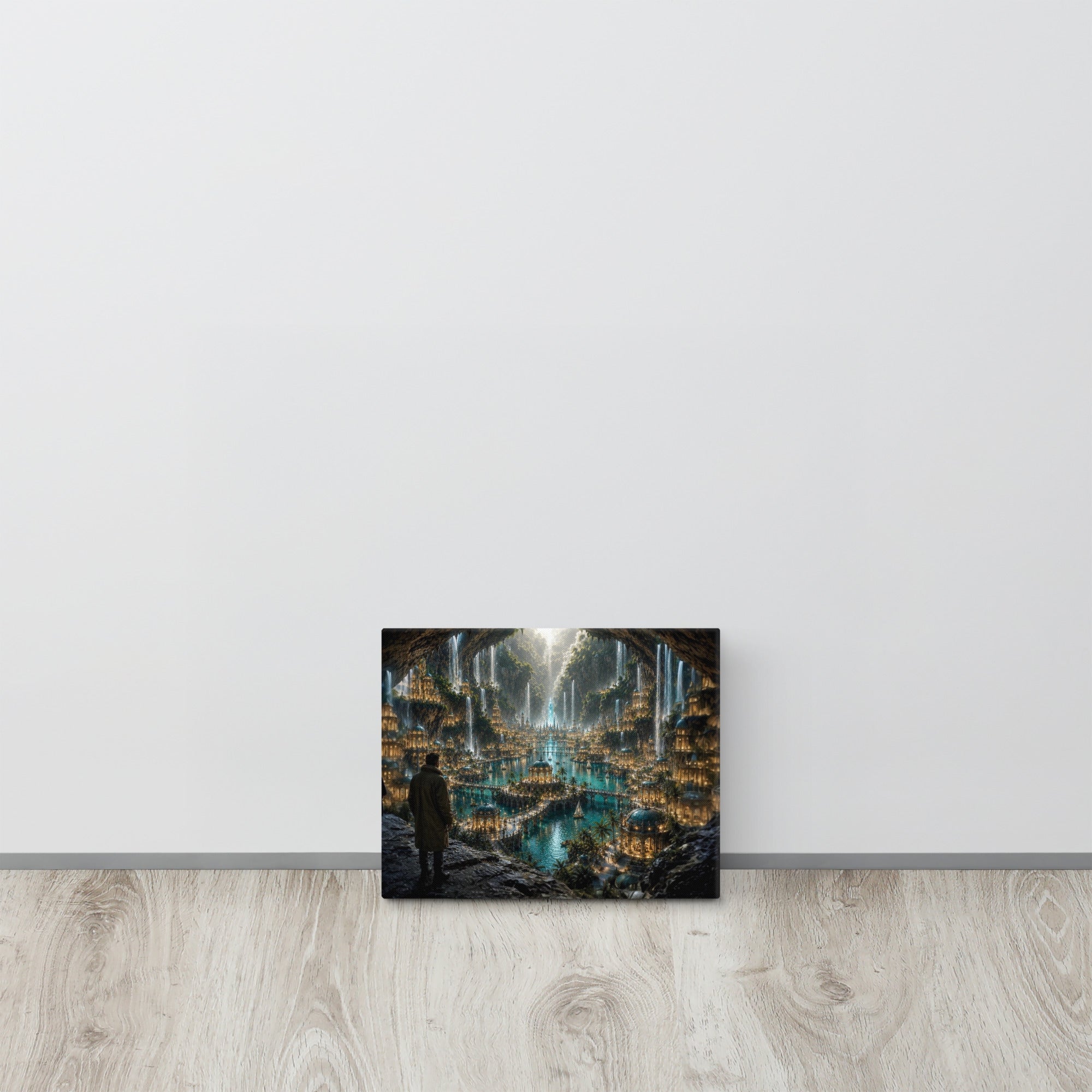 Beneath Antarctica Canvas Print - AETHERION GALLERY
