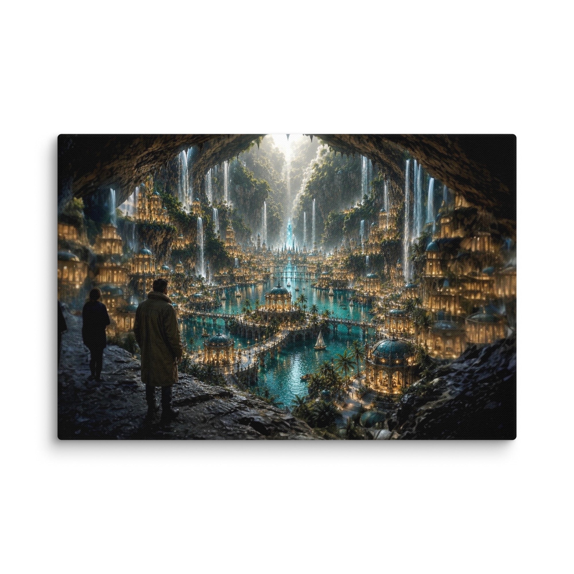 Beneath Antarctica Canvas Print - AETHERION GALLERY