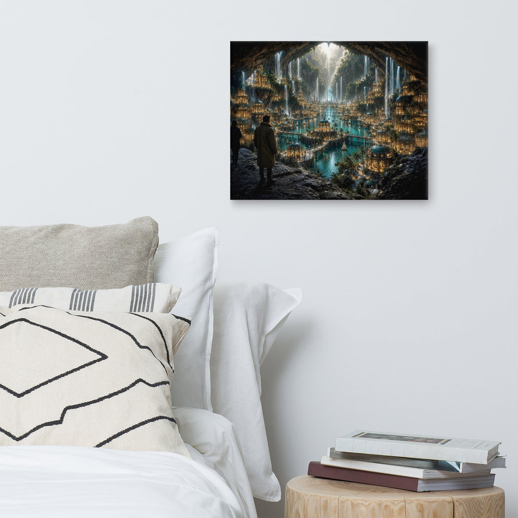 Beneath Antarctica Canvas Print - AETHERION GALLERY