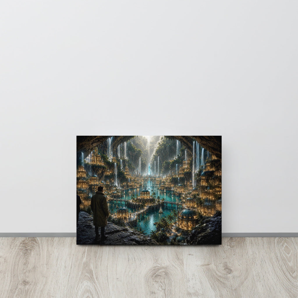 Beneath Antarctica Canvas Print - AETHERION GALLERY