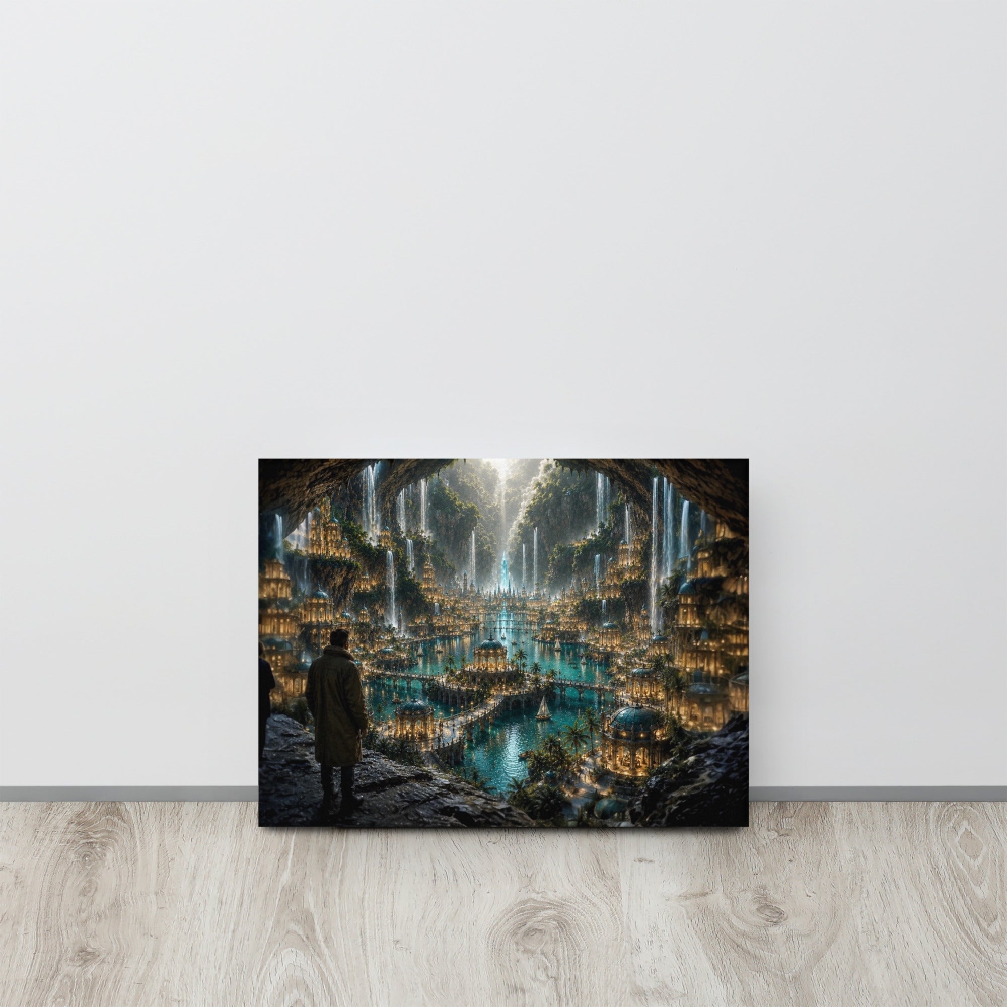 Beneath Antarctica Canvas Print - AETHERION GALLERY