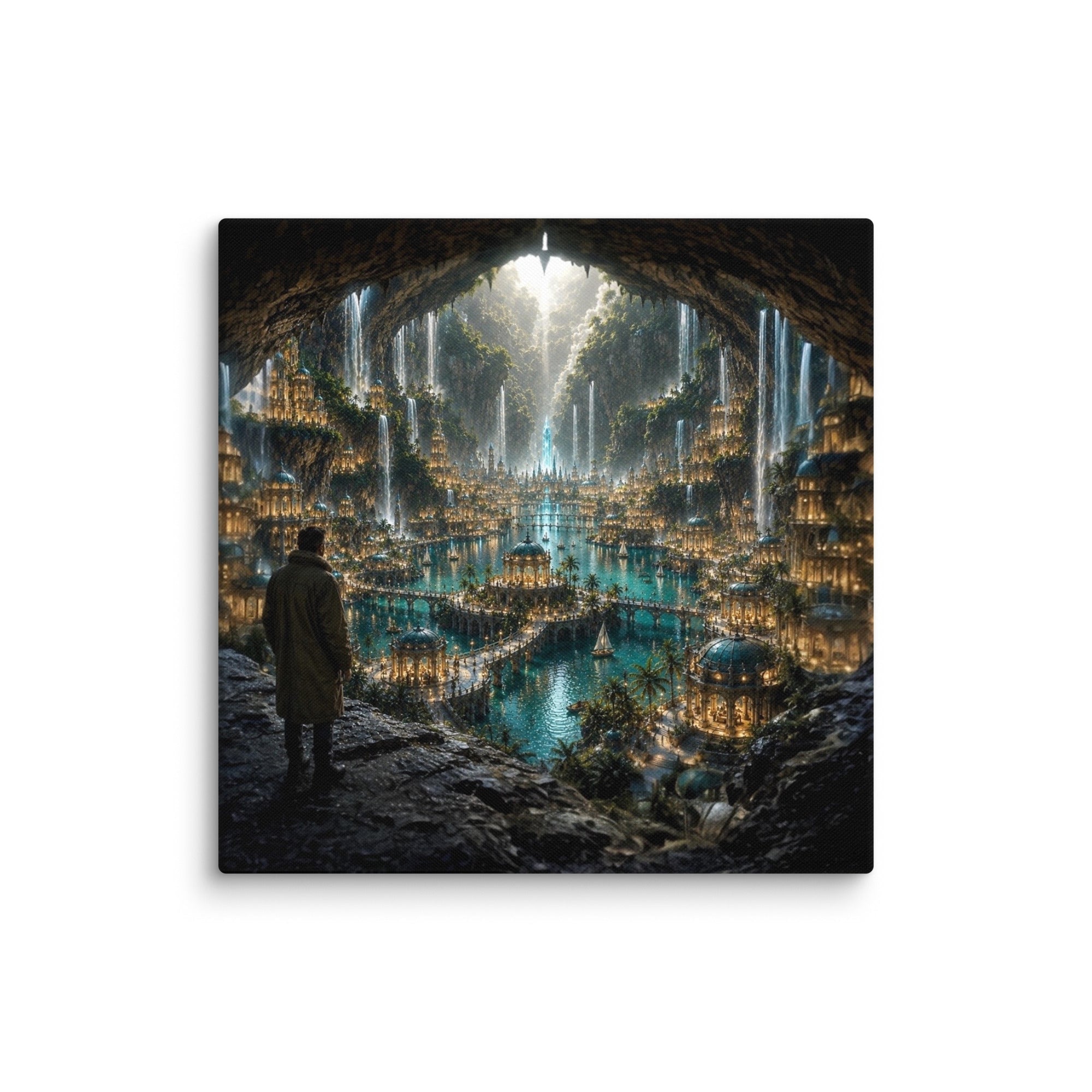 Beneath Antarctica Canvas Print - AETHERION GALLERY
