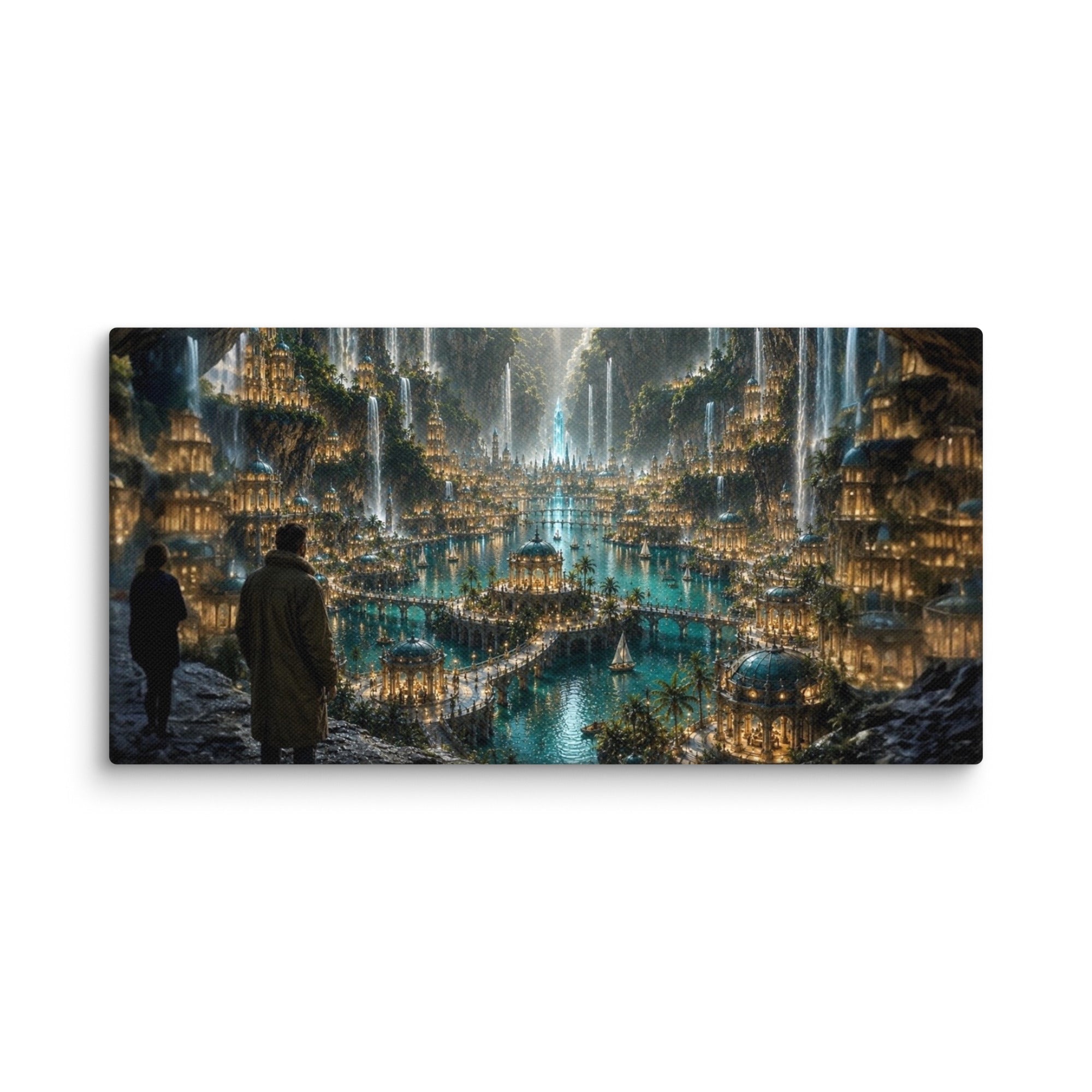 Beneath Antarctica Canvas Print - AETHERION GALLERY