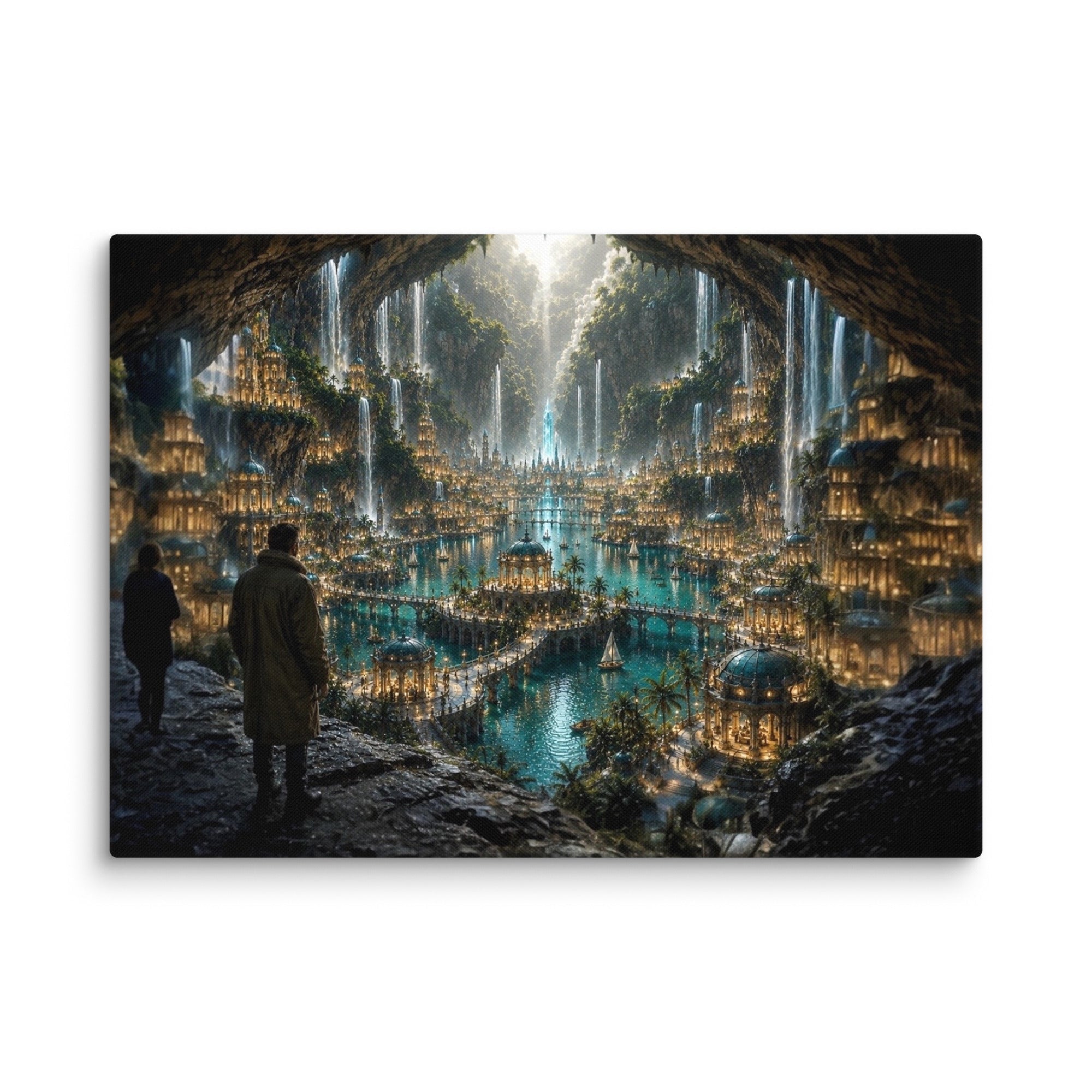 Beneath Antarctica Canvas Print - AETHERION GALLERY