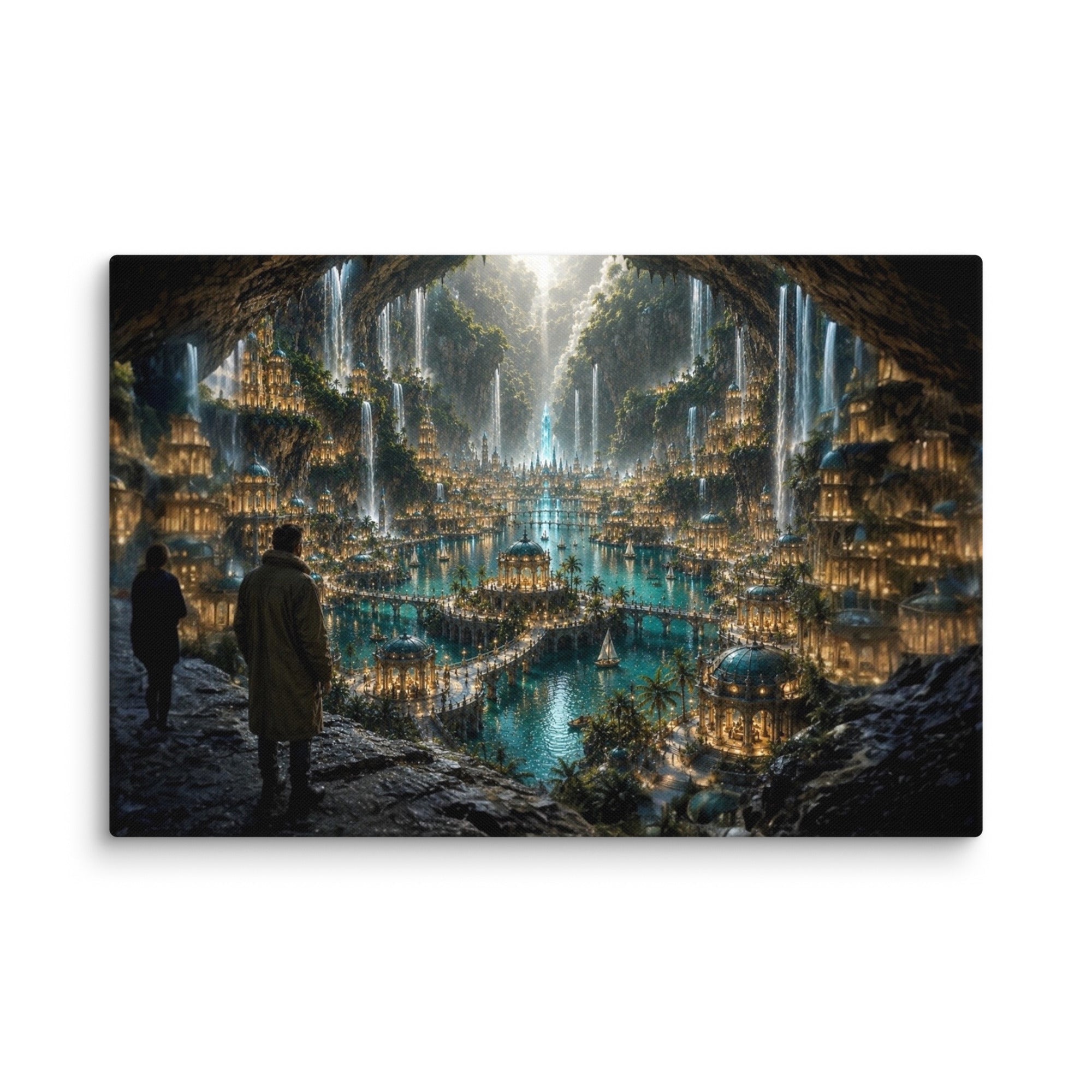 Beneath Antarctica Canvas Print - AETHERION GALLERY