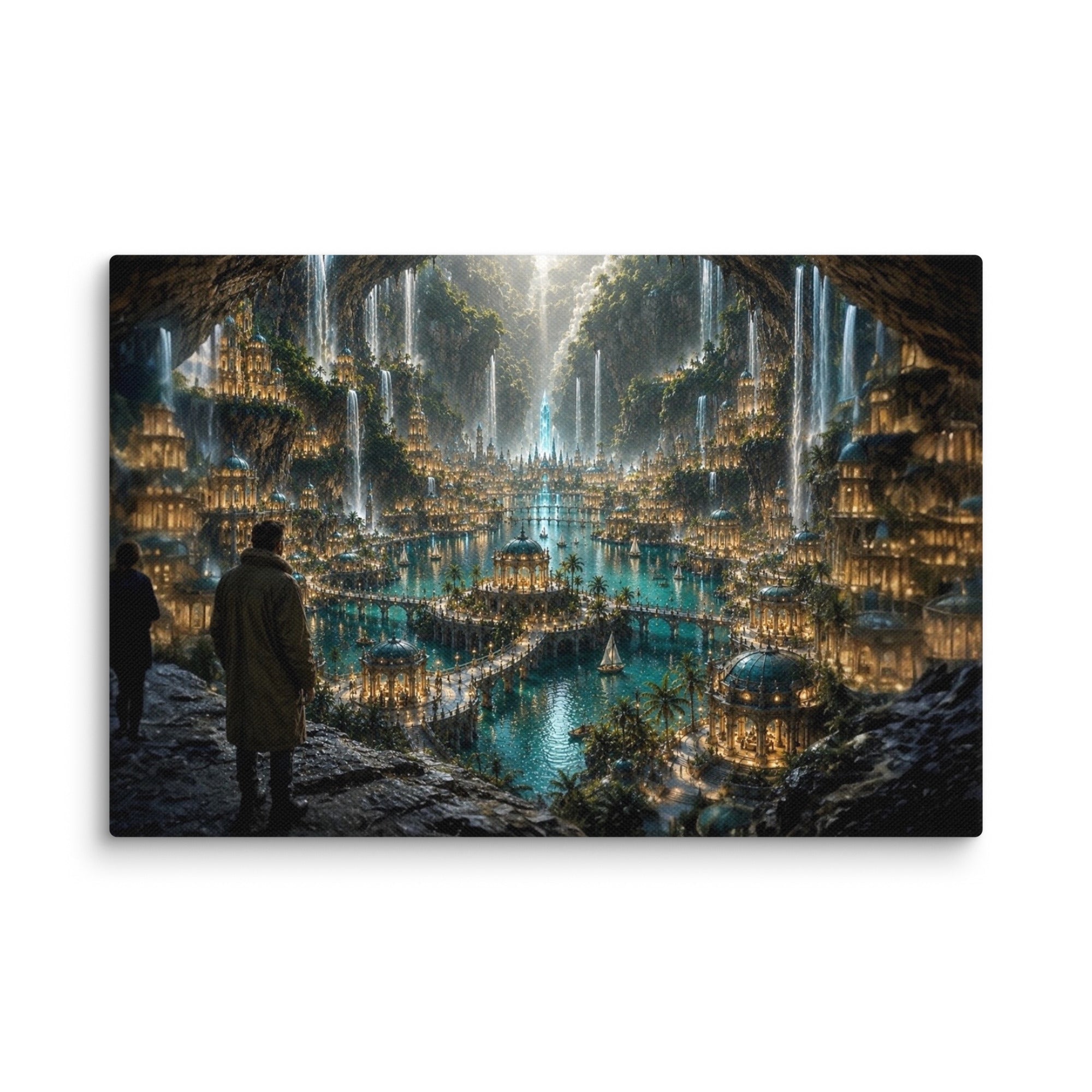 Beneath Antarctica Canvas Print - AETHERION GALLERY