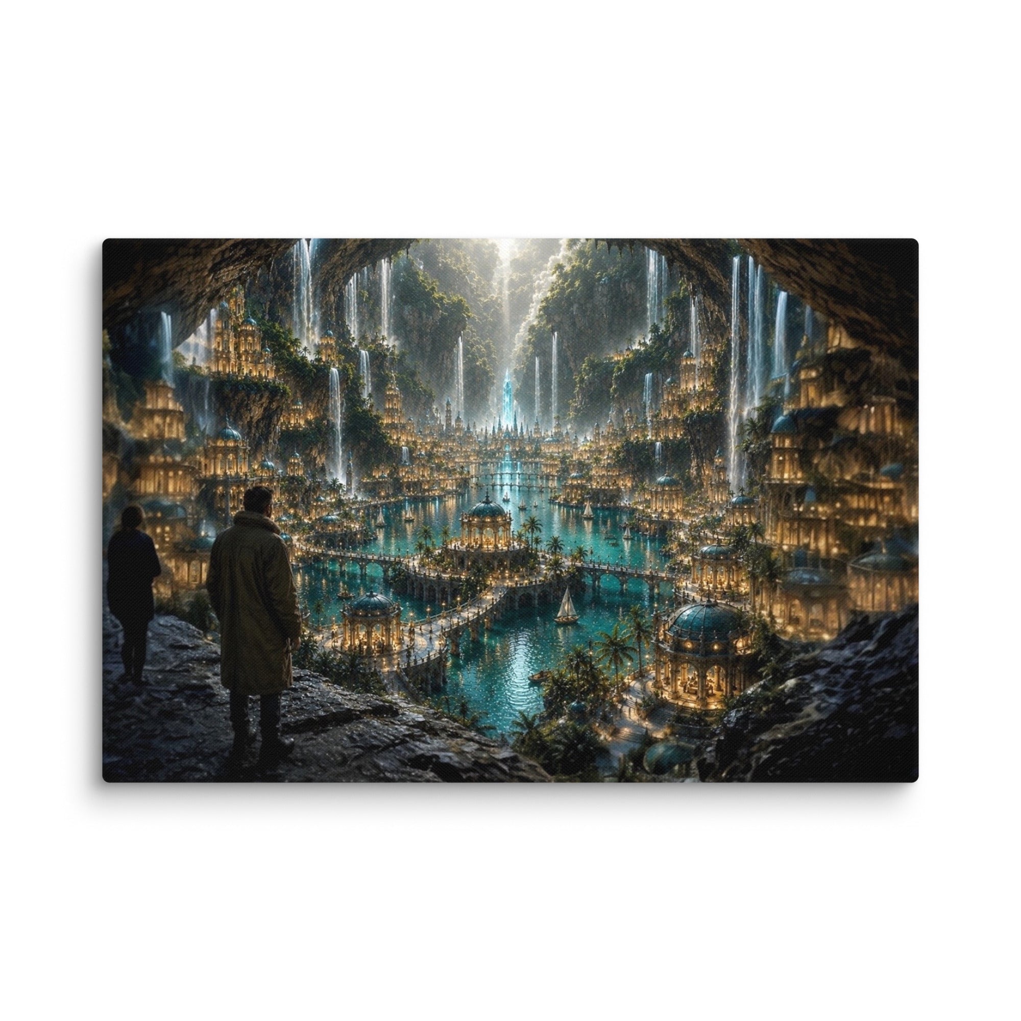 Beneath Antarctica Canvas Print - AETHERION GALLERY