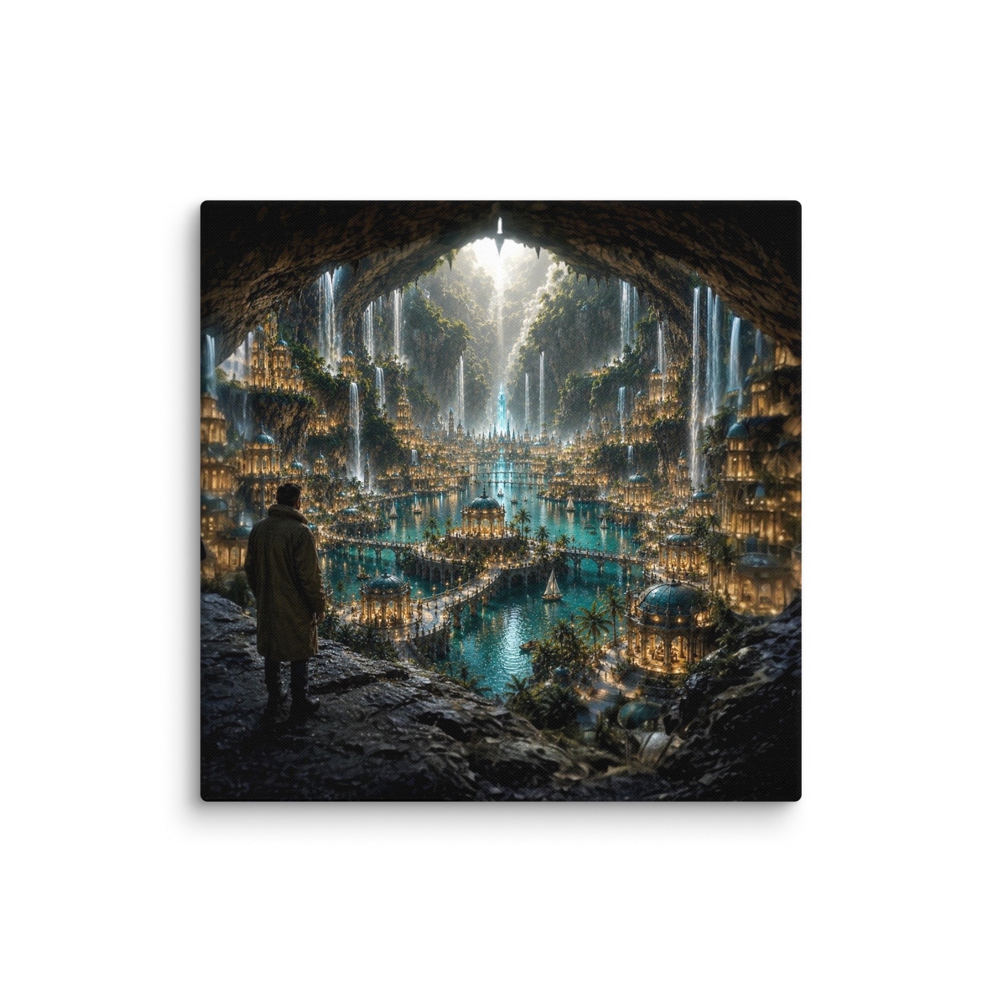 Beneath Antarctica Canvas Print - AETHERION GALLERY