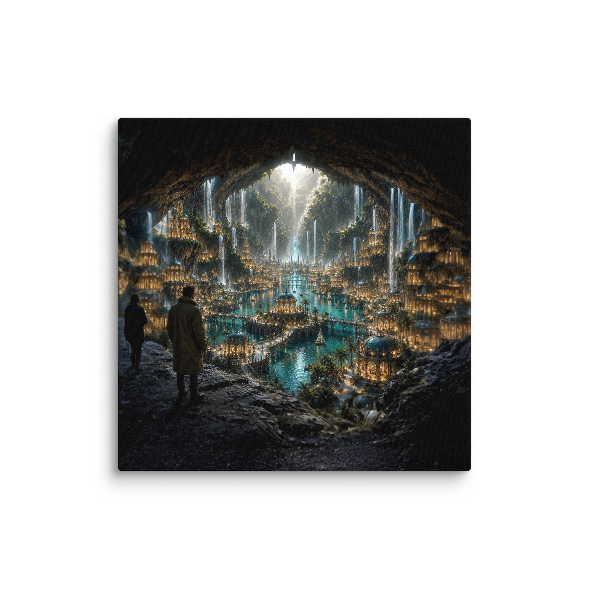 Beneath Antarctica Canvas Print - AETHERION GALLERY